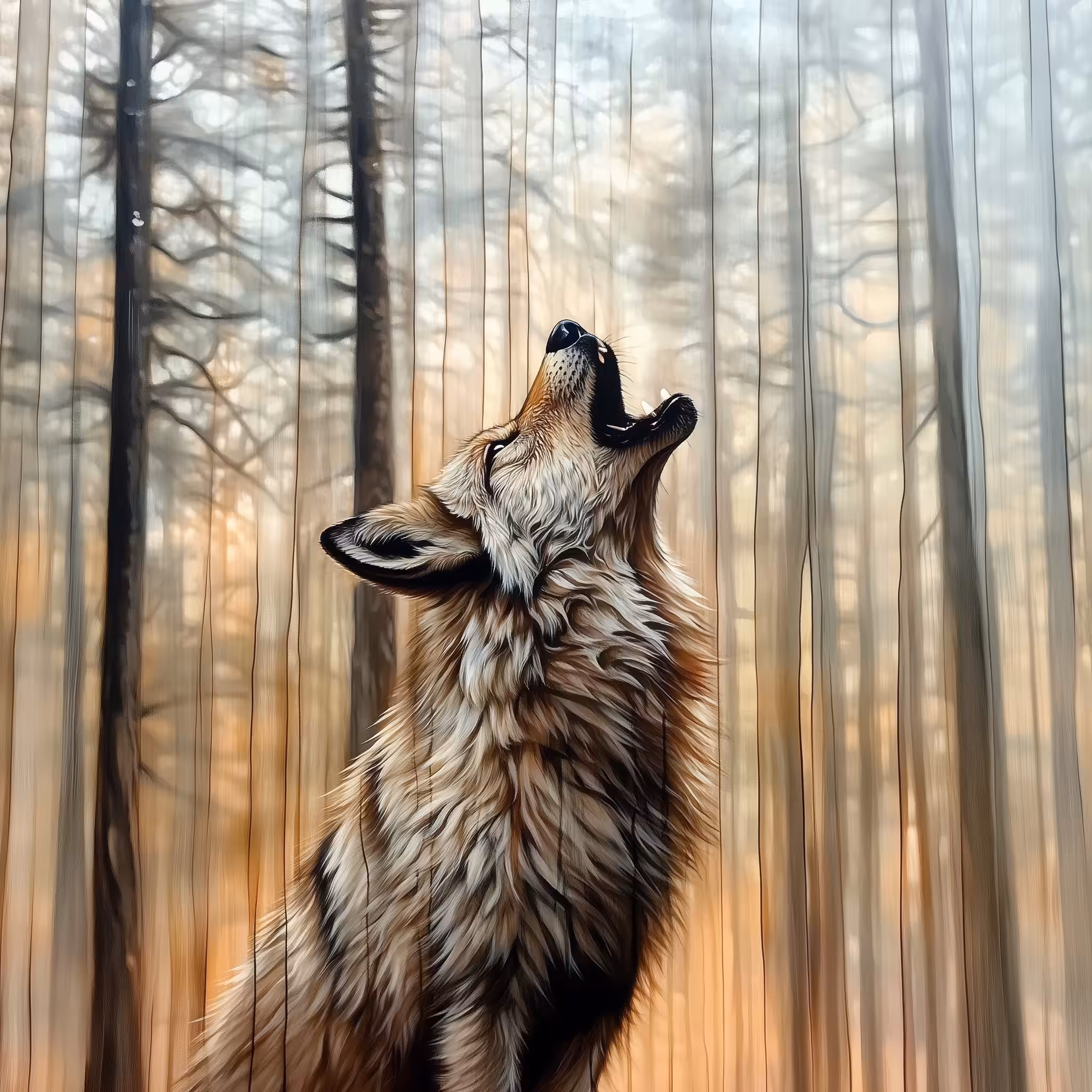A song of a misty forest