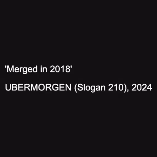 'Merged in 2018'

UB...