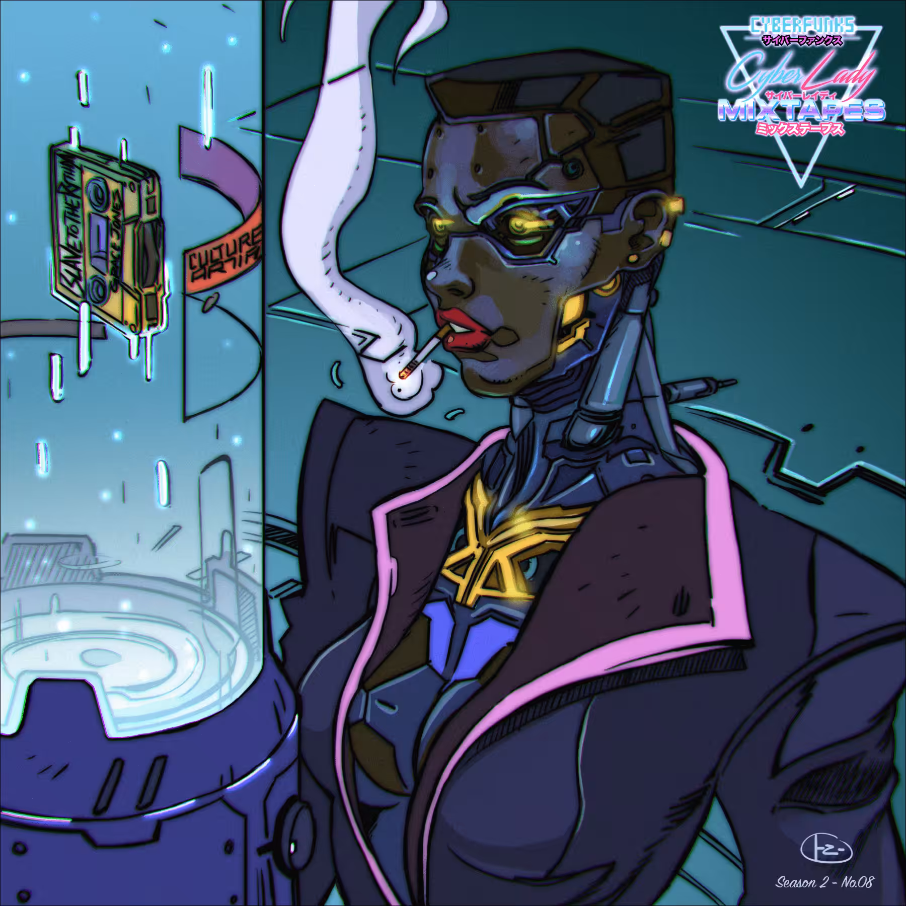 Cyberfunks-Season 2, CyberLady Mixtapes No.08