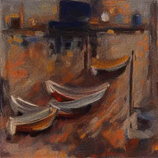 boats at sunset #34