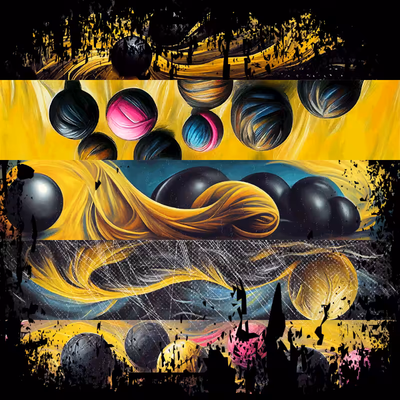 AI Abstract Balls #5