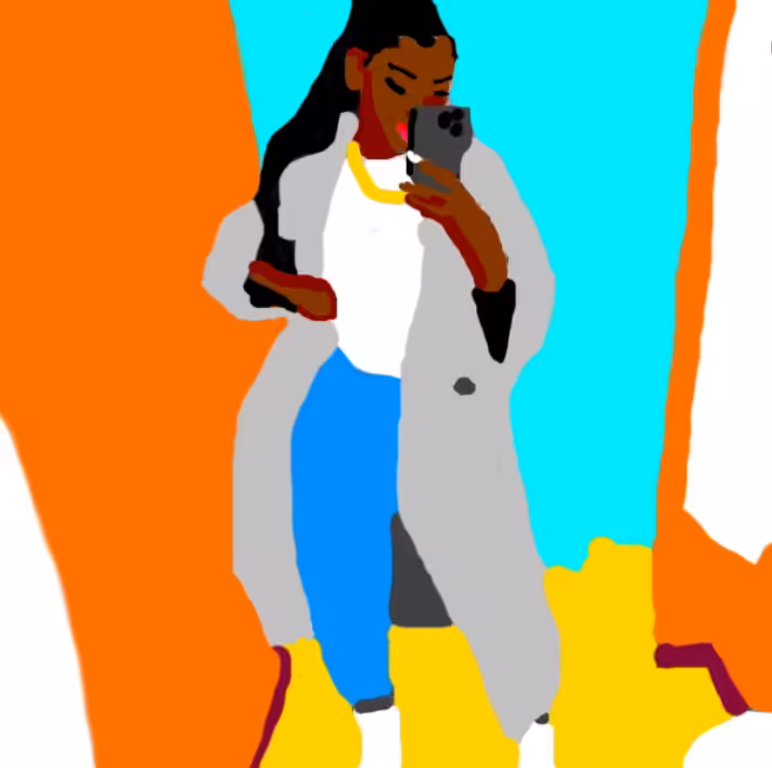 La fille d'Instagram 