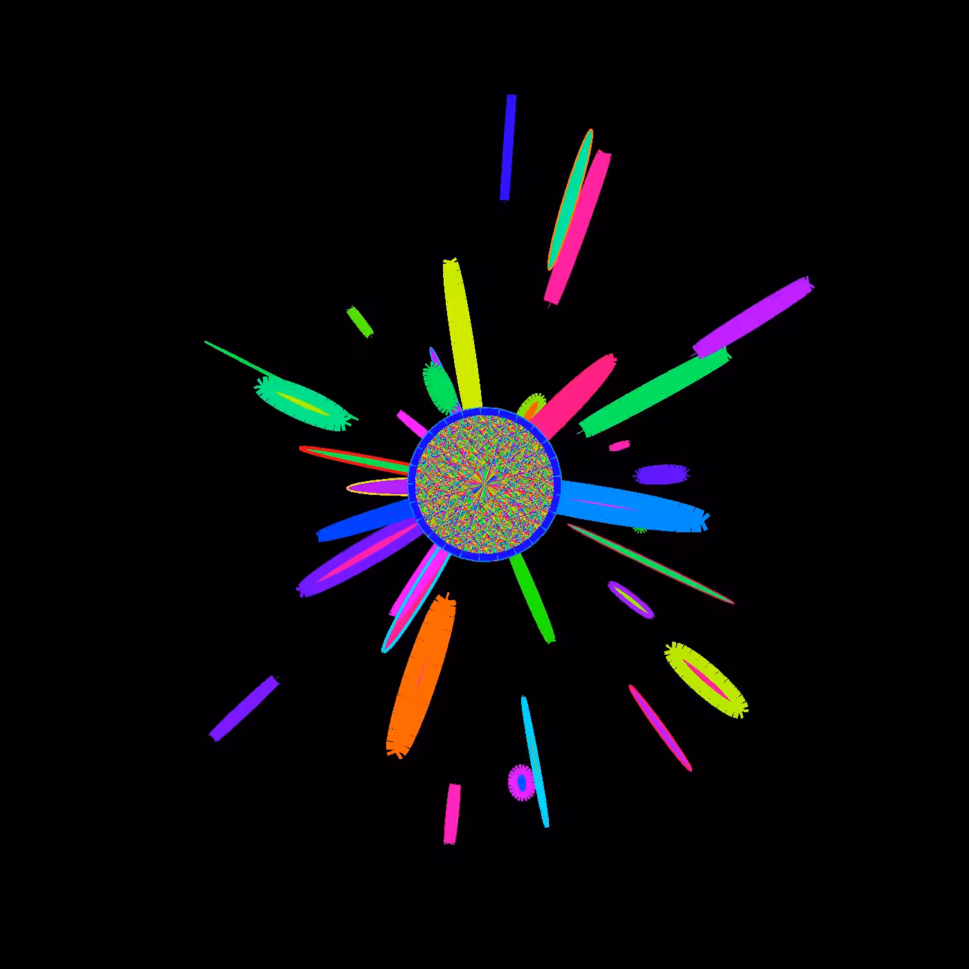 colorful cells