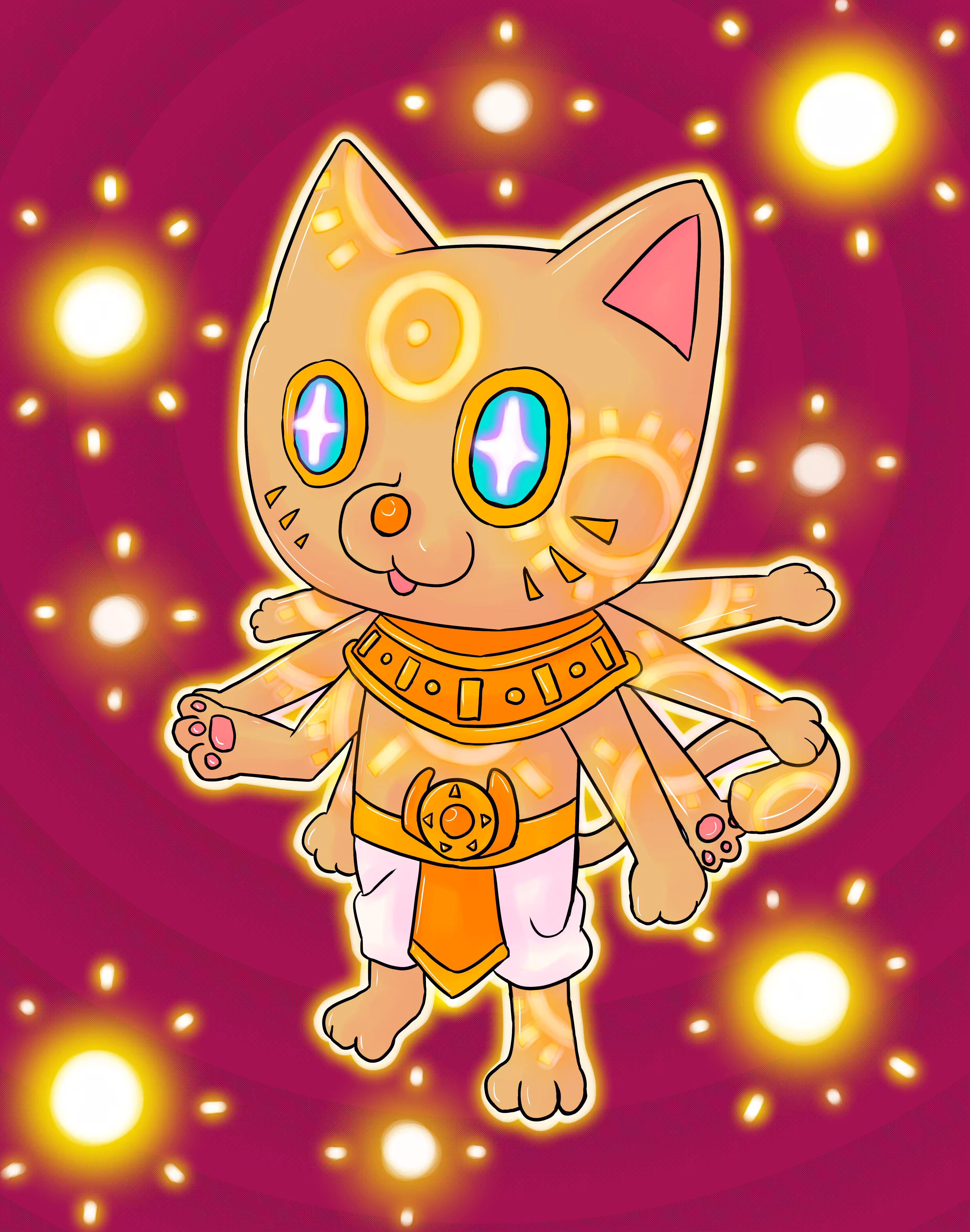Cyber cat Aten