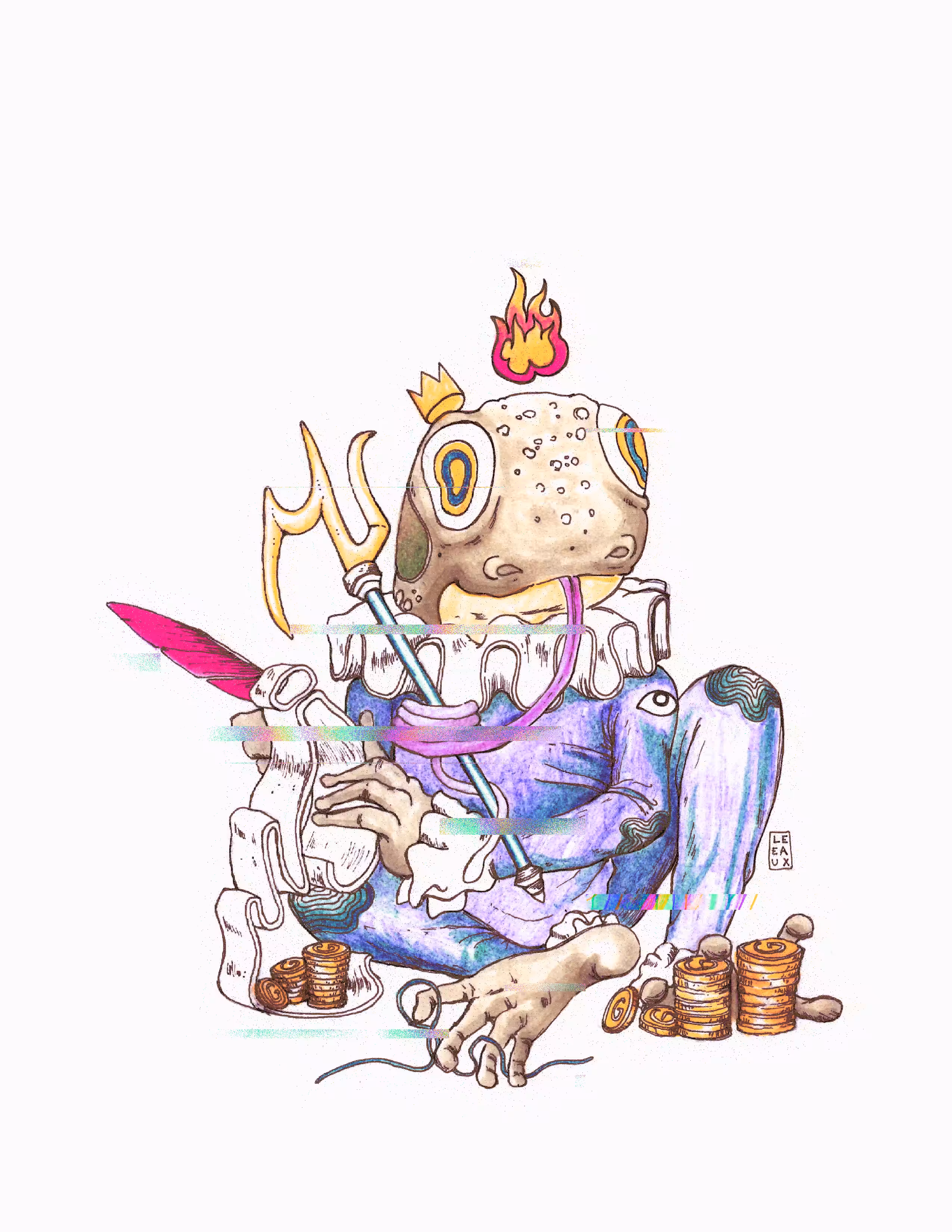 META FROG: TURMERIC 幸運のカエル ~ ターメリック