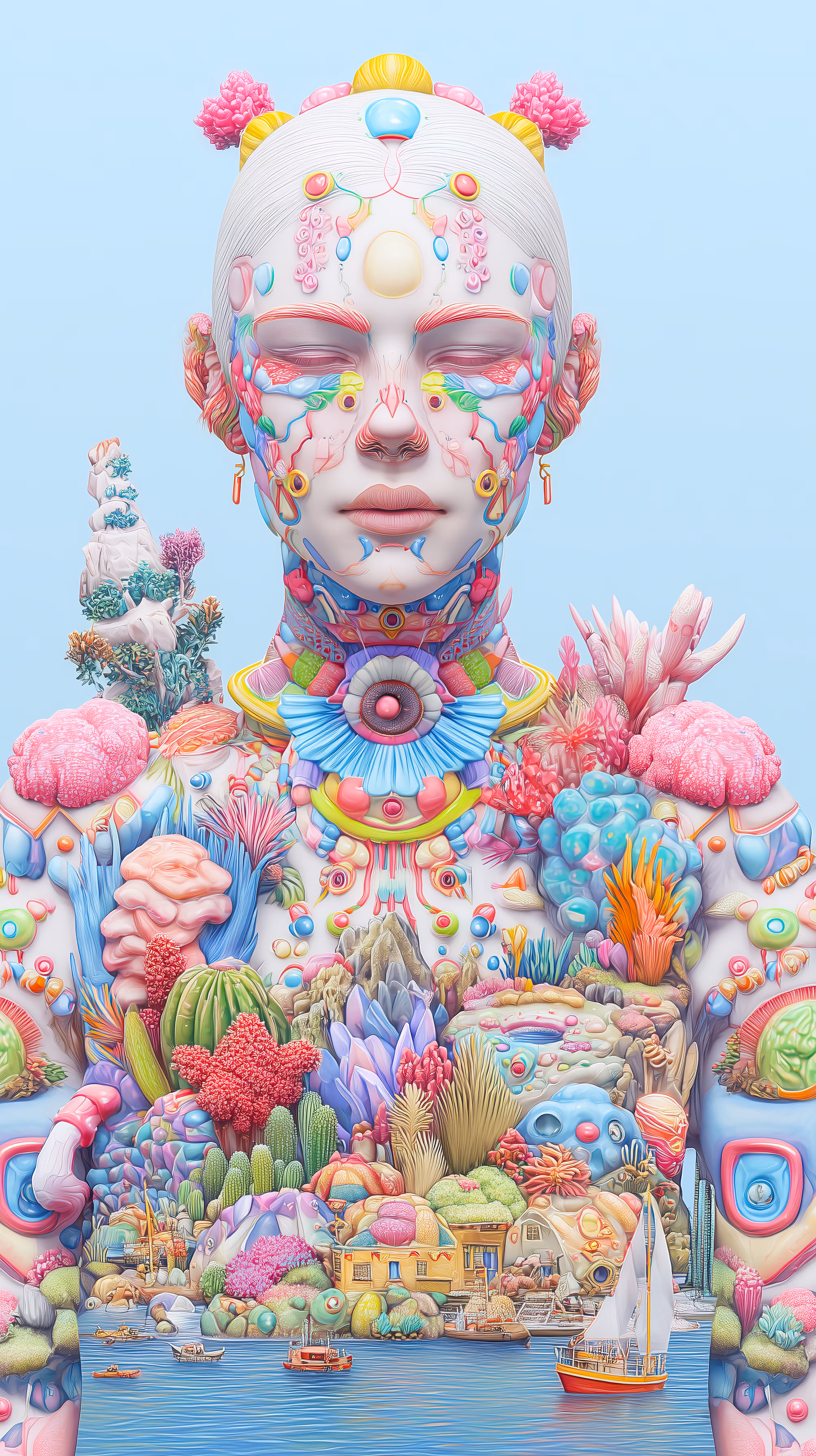 Cosmic Coral Island