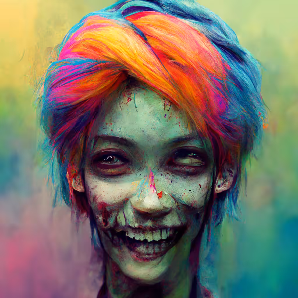 Colorful Zombie #3