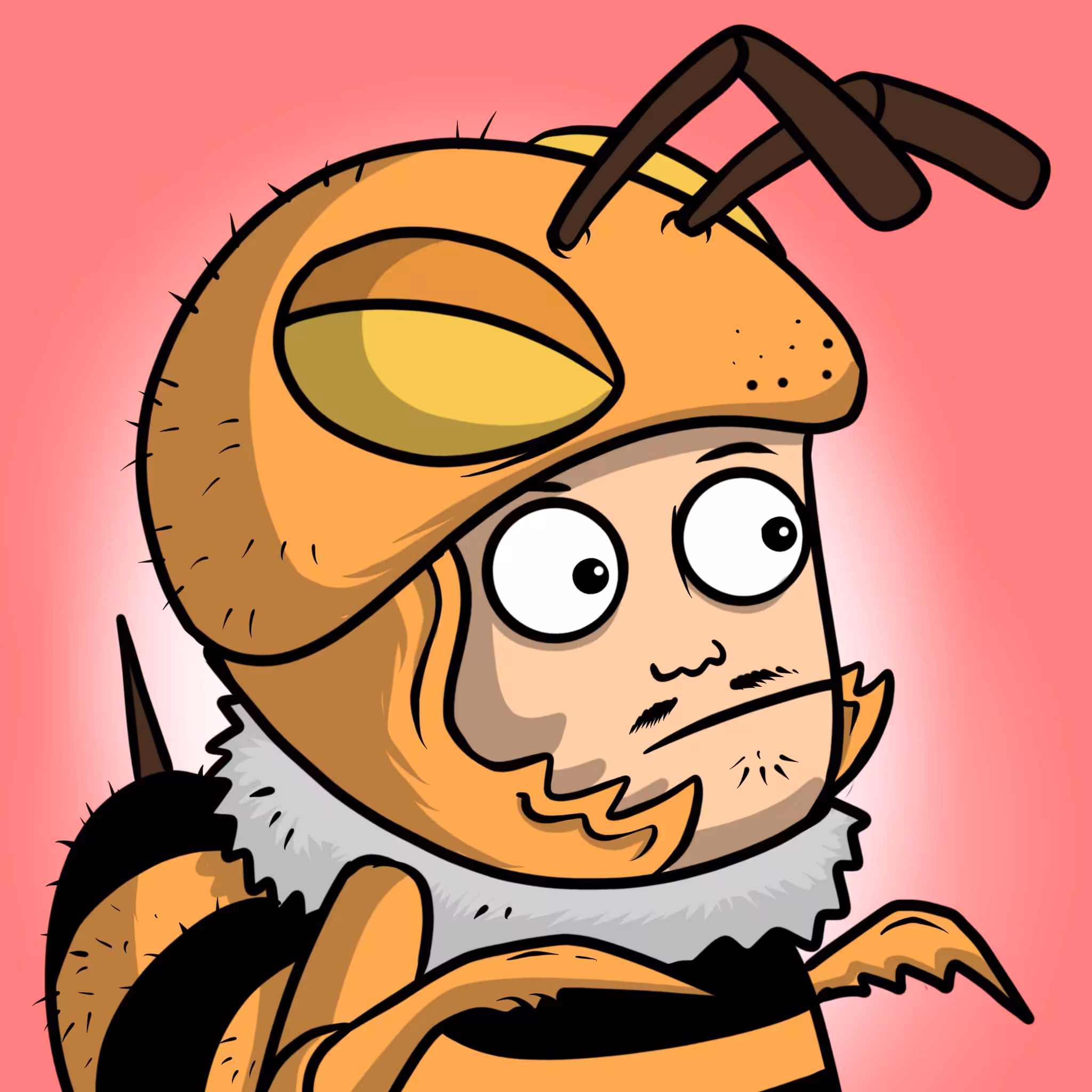 Honey bee beast doll