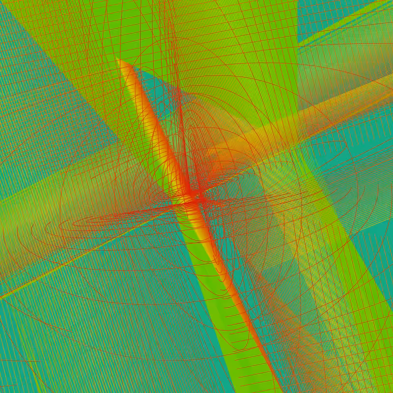 Fibonacci Rainbow Spirals 17 #1