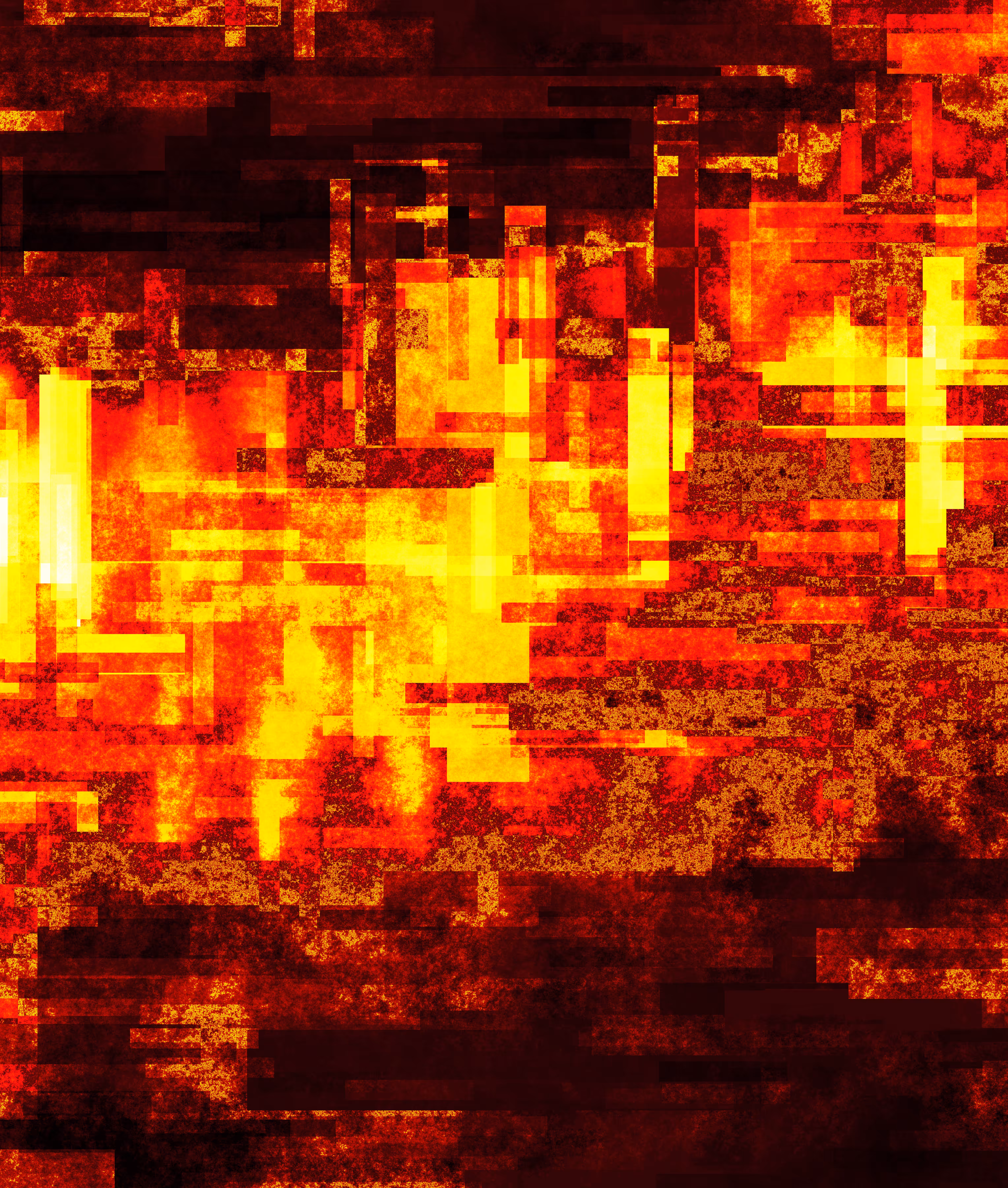 Abstract Light and Form (Fire) #1