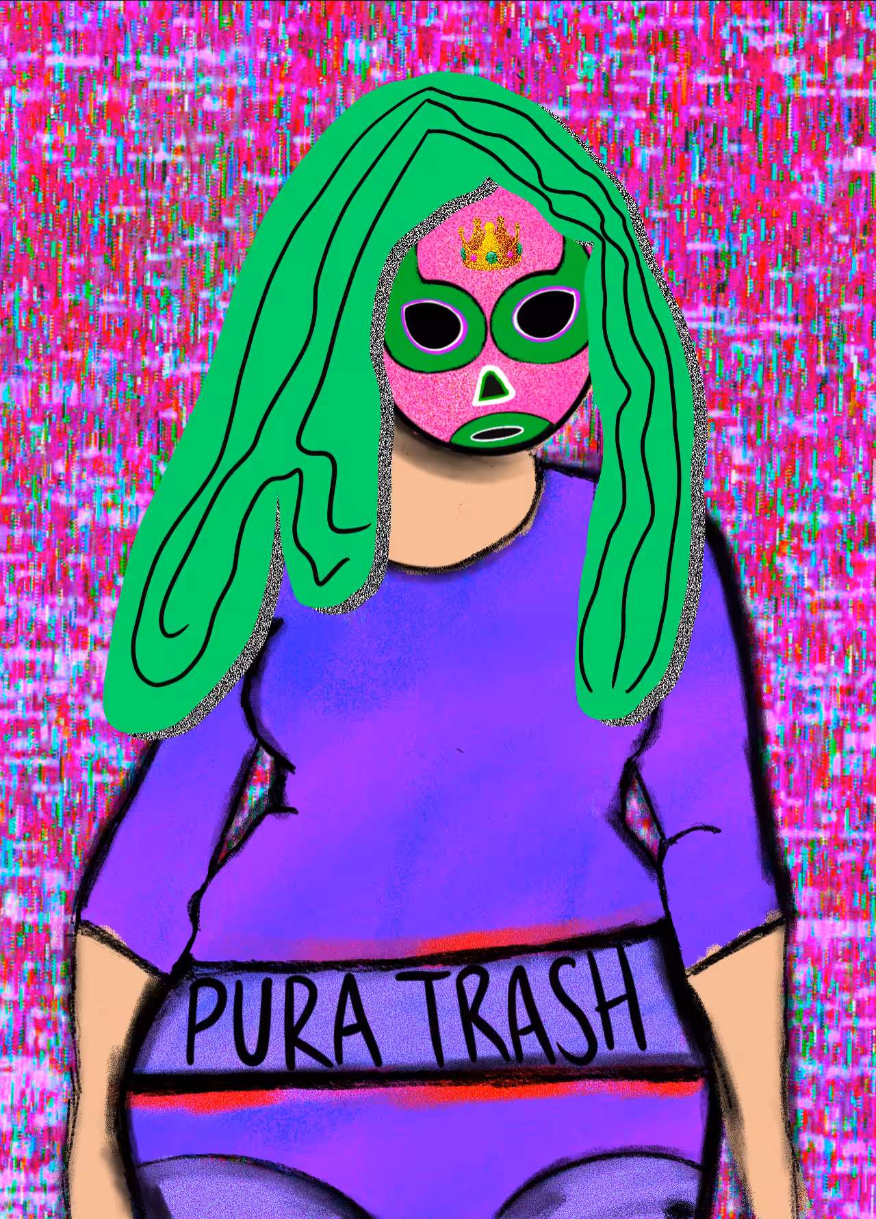 NFT luchadora #81