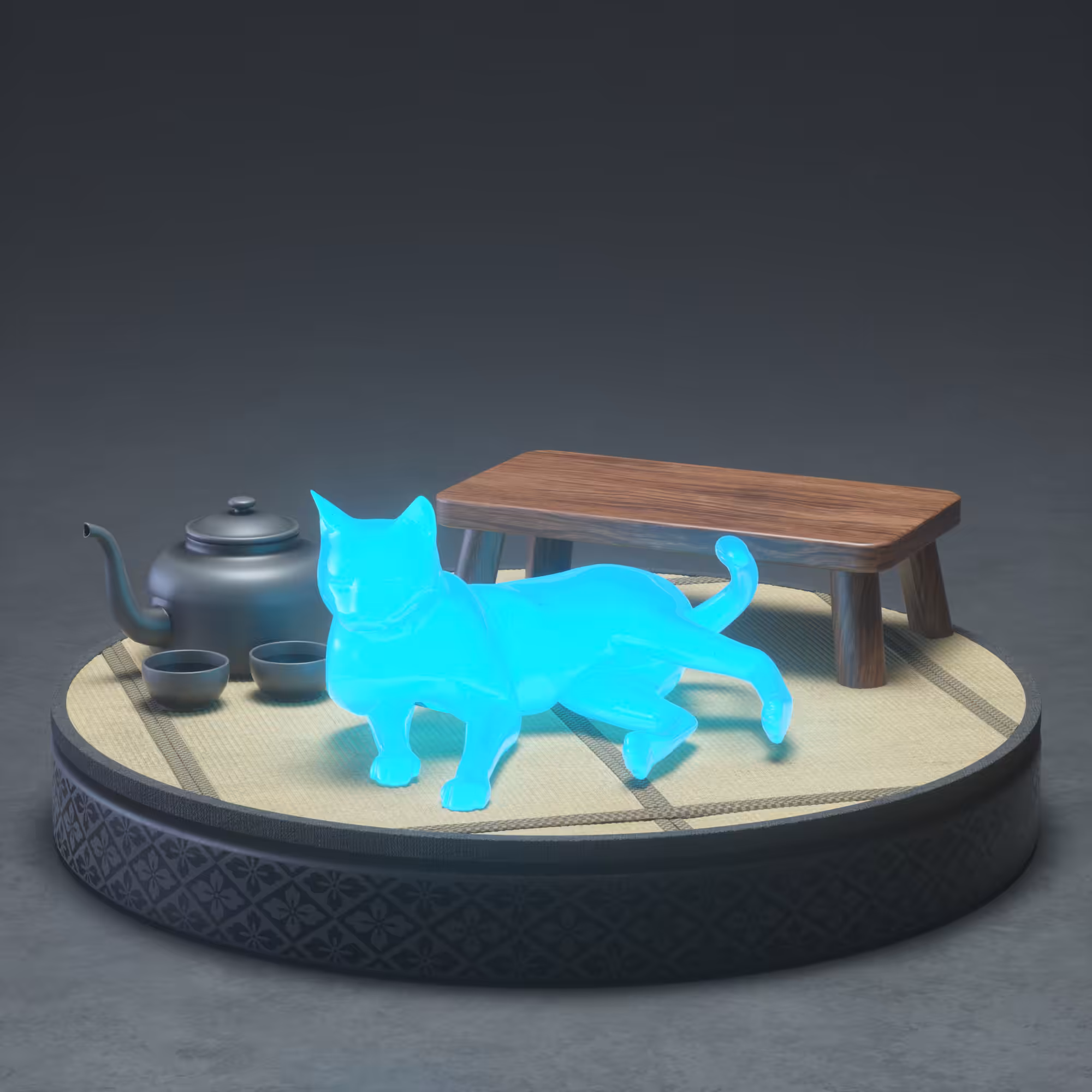 Neko Collectible 04 - Chashitsu