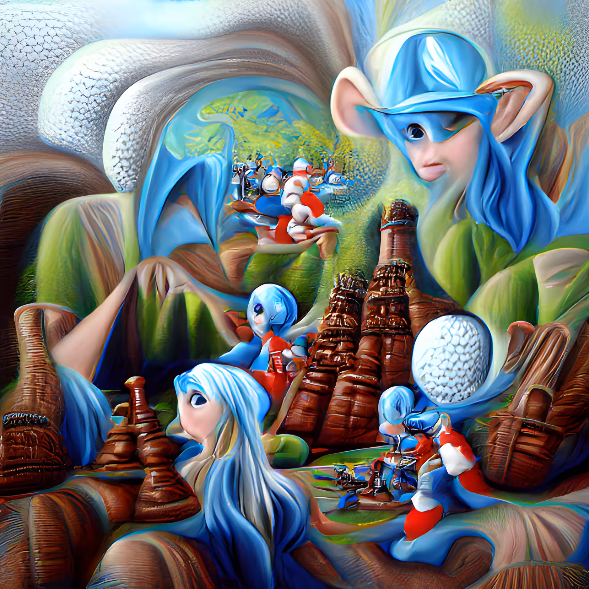 Elves and Smurfs