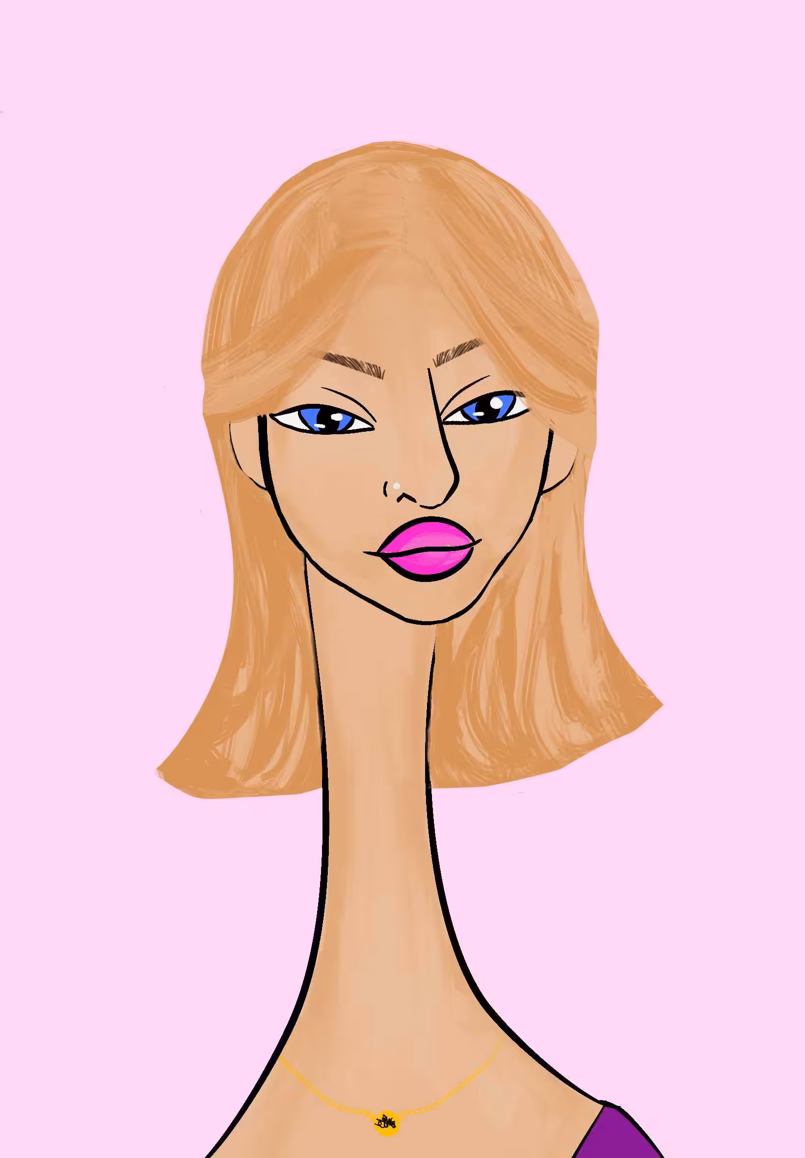 Long Neckie Ladies: Long Neckie Lady #3141