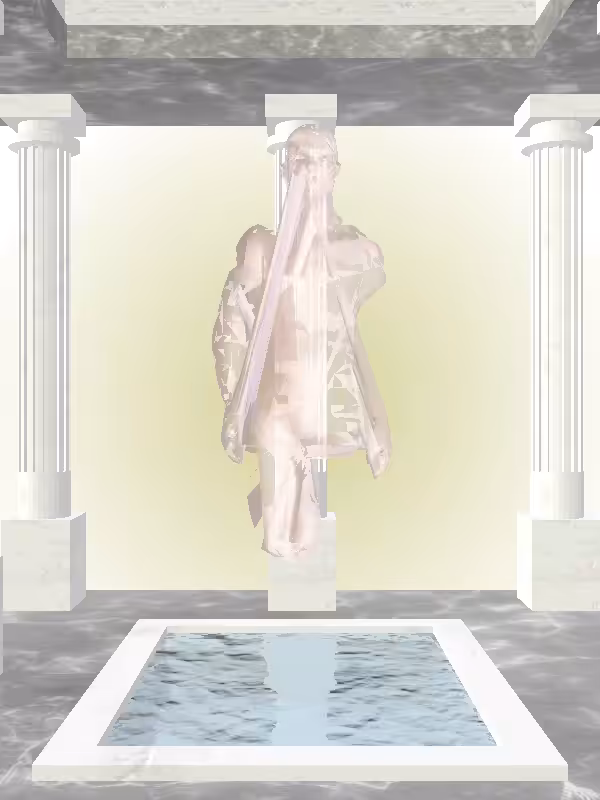 HeavenComputer: The Fading Jumping Peach Halo Man #3732