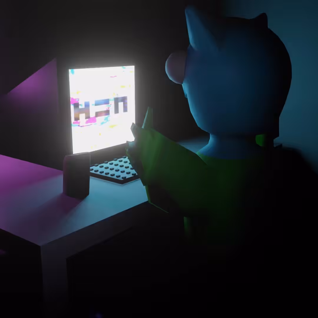 Hen glitching