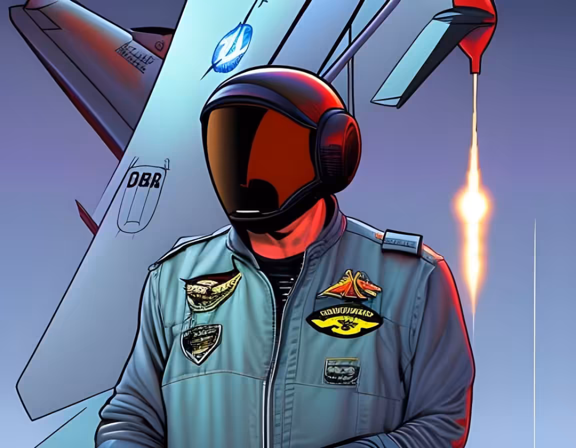 fighter jet pilot #09