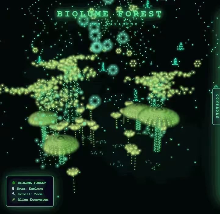 Biolume Forest - Alien Paradise