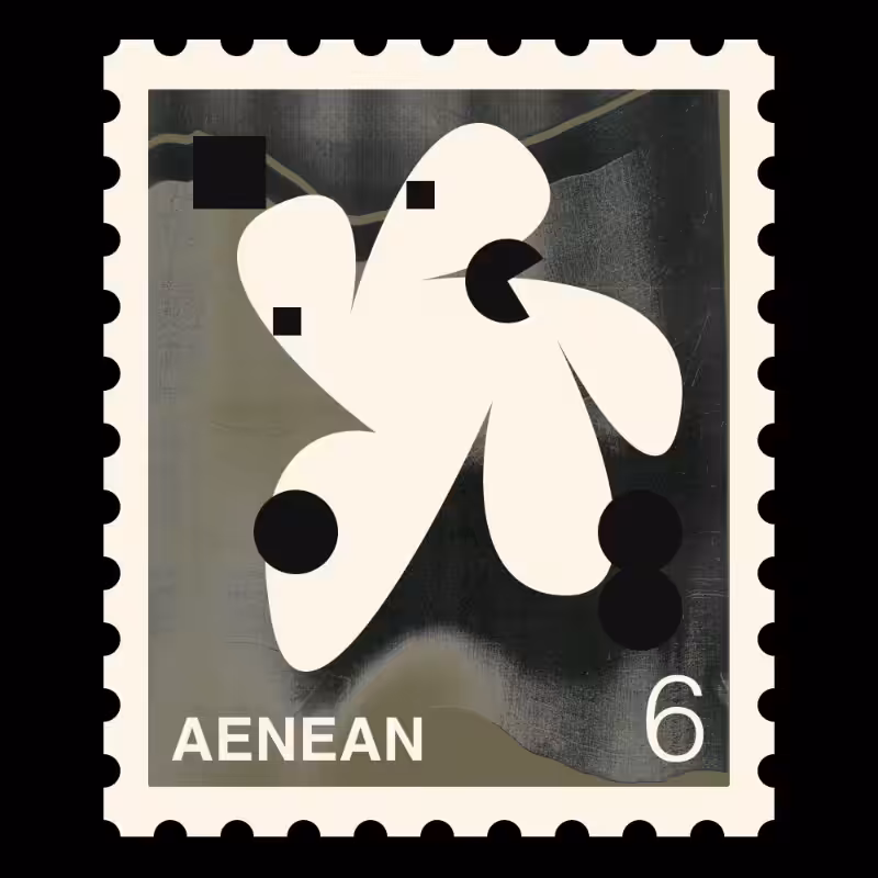 Postage stamp - Snowflakes #66