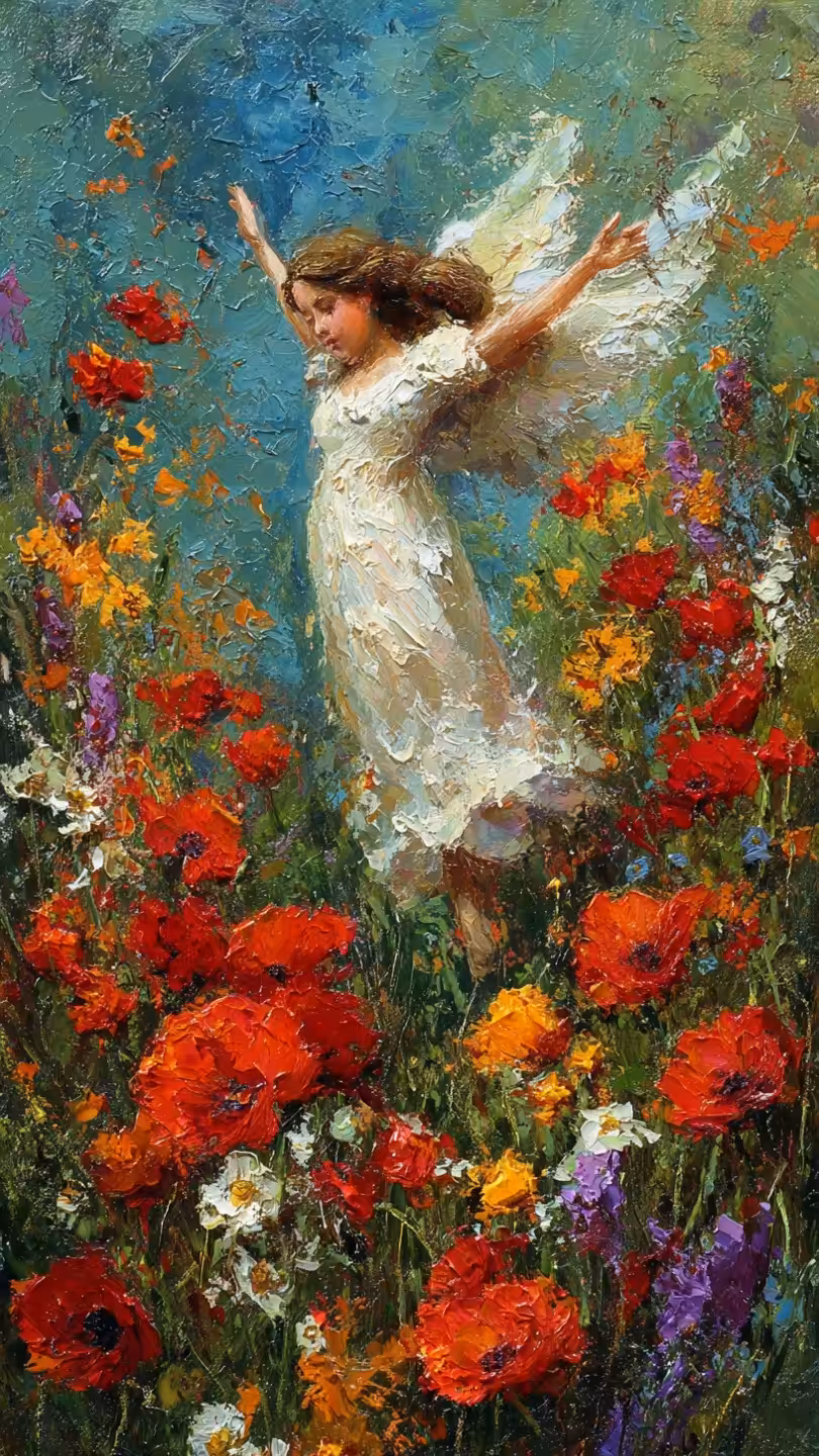 She Who Dances in Petals 