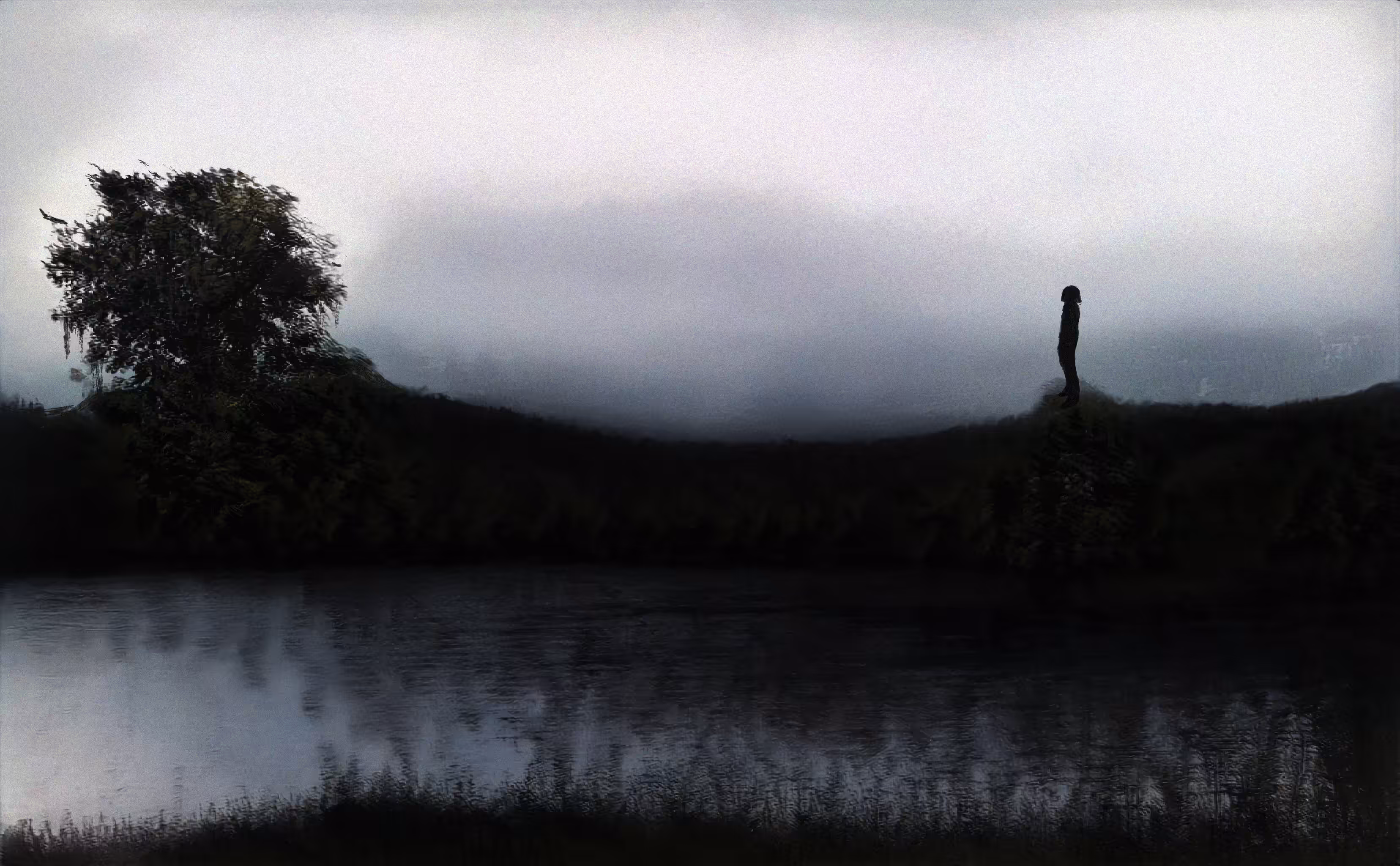 a conversation between the wind-beaten tree and a wind-beaten man [landscape #13]
