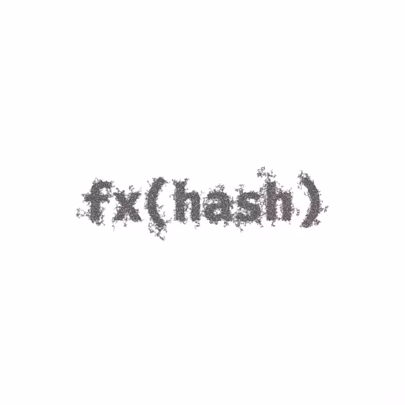 FXHASH Generative Logo #899