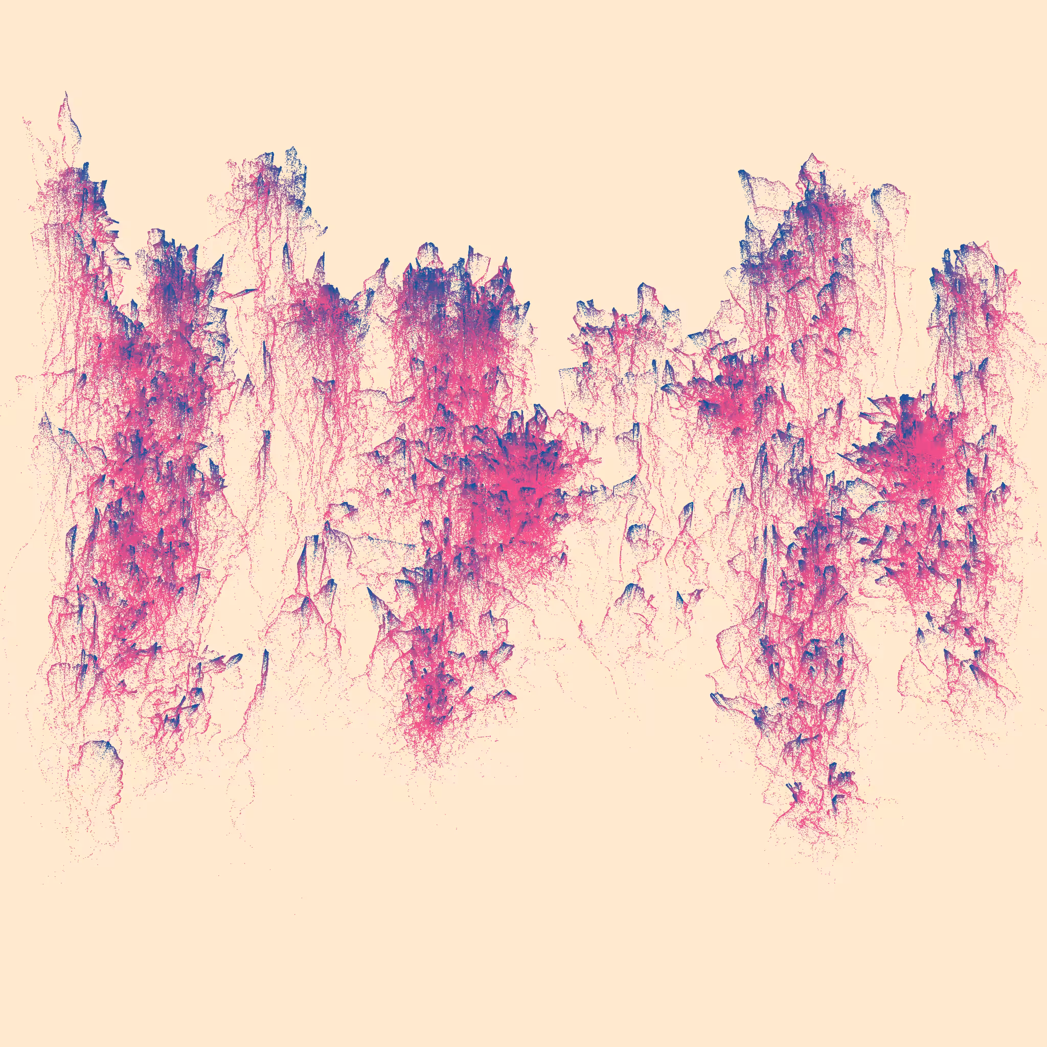 It looks like color bleeding cities ! #14