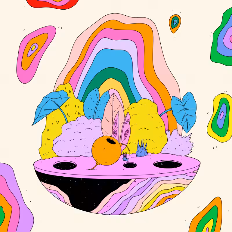 🌈🌴🪐 #132