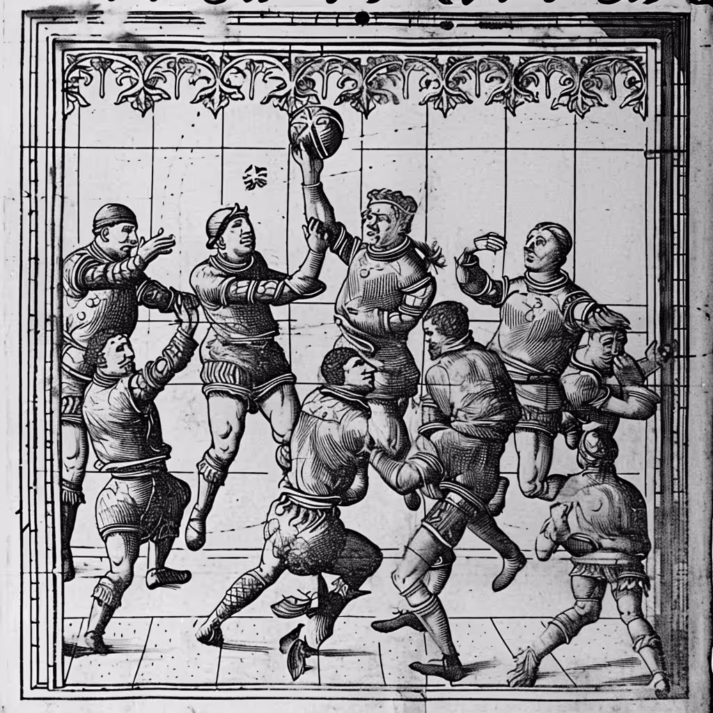 Medieval Mischief: All-Pro Knights of the Rugby Tourney
