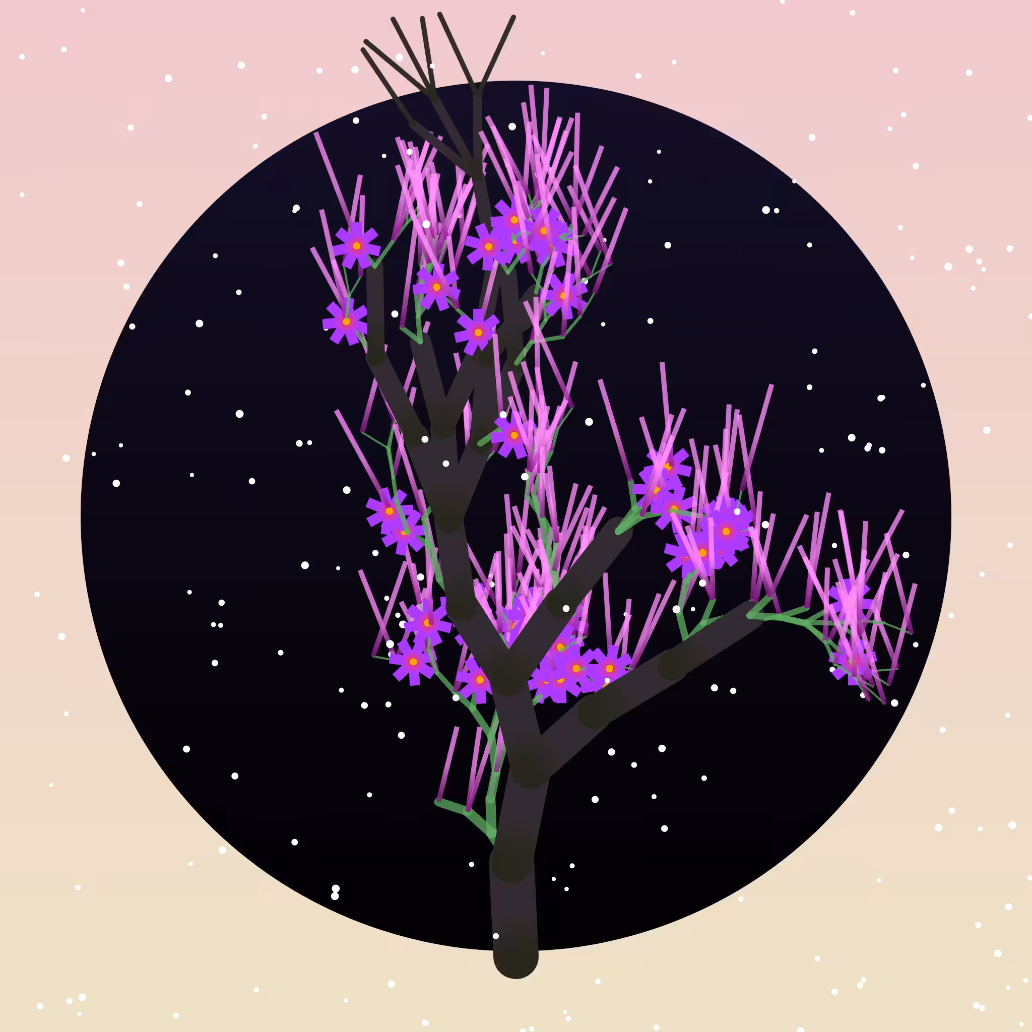 Some generative winter trees #49