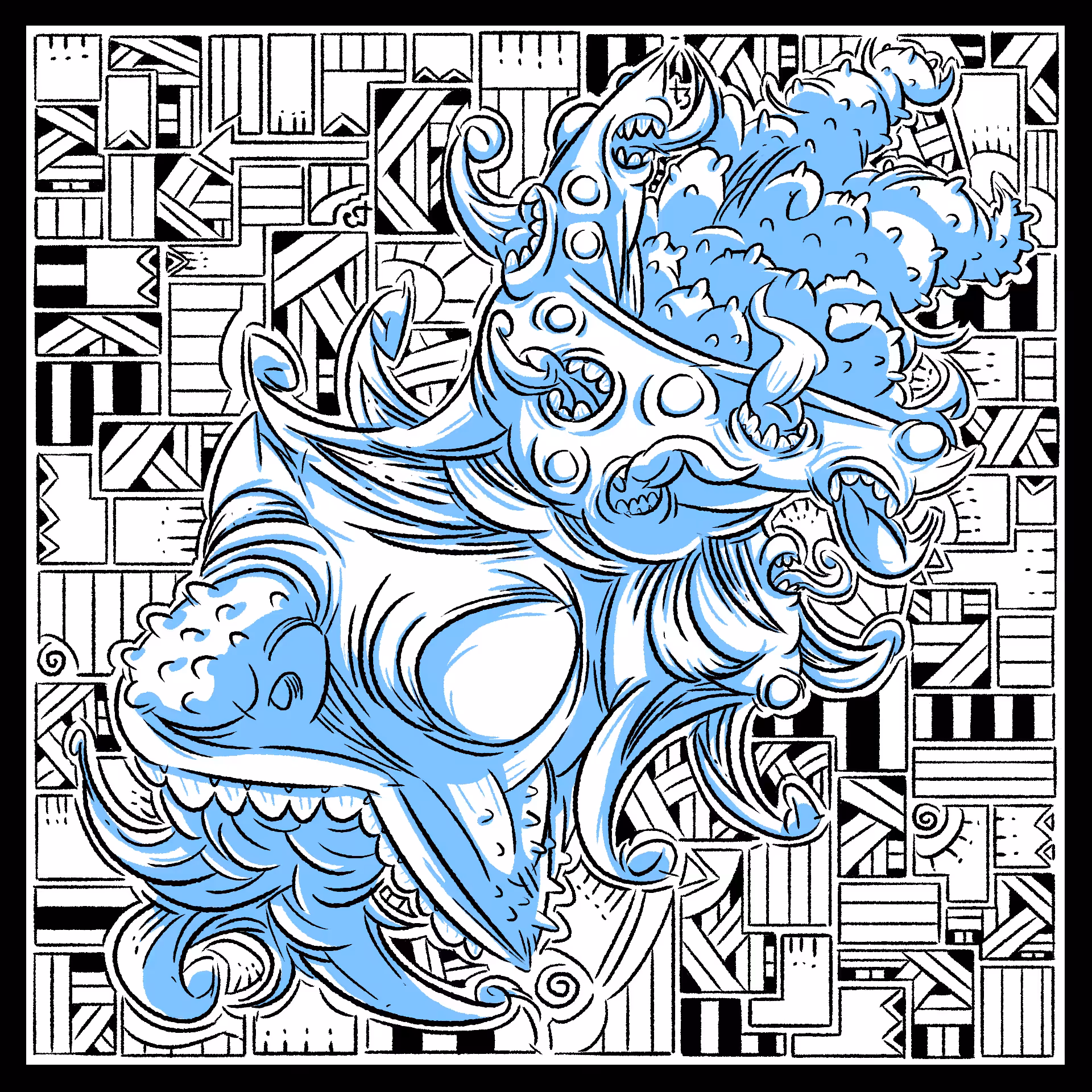 Creature 026 Lineart