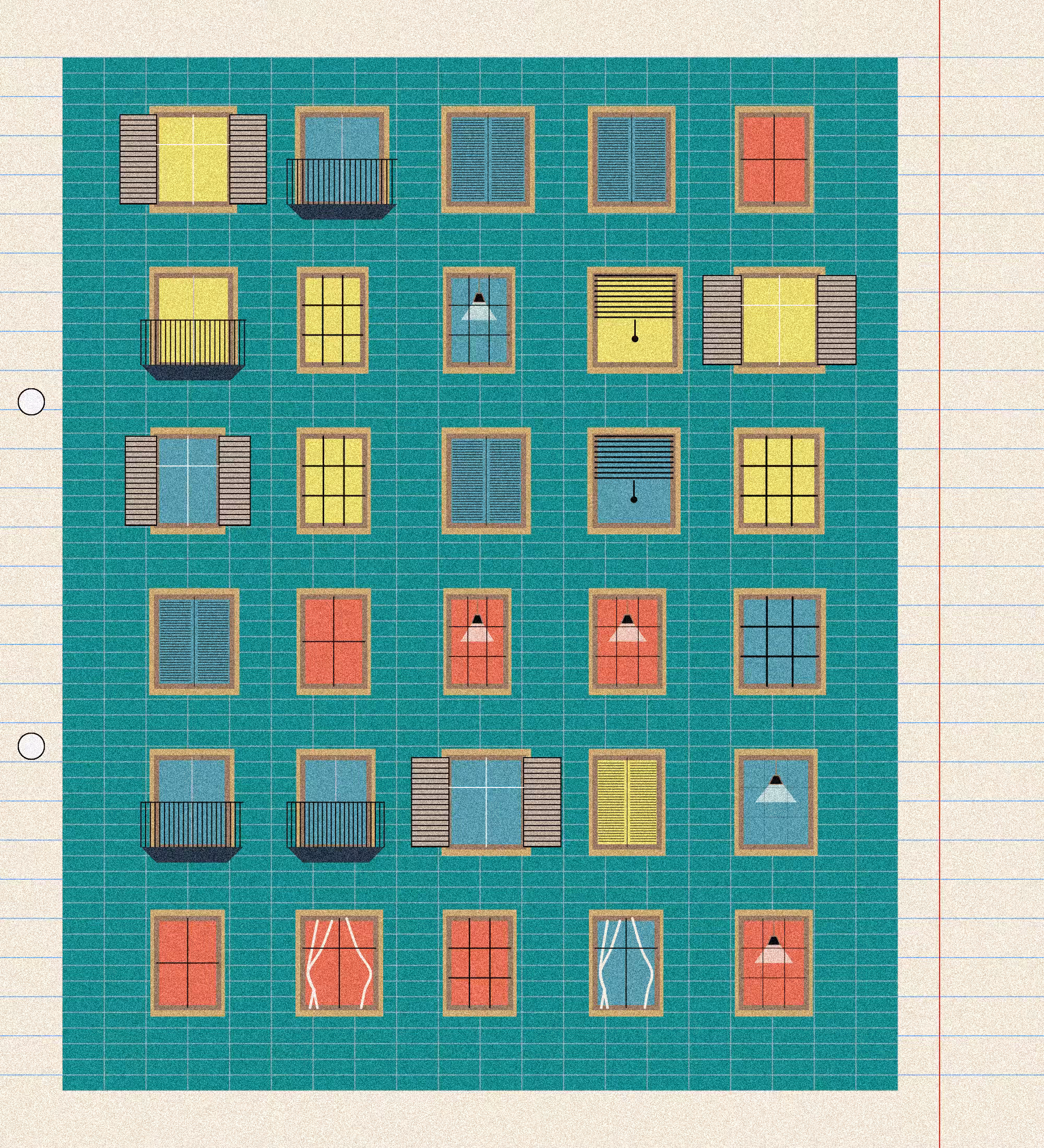 sketchbook page 9: windows #28