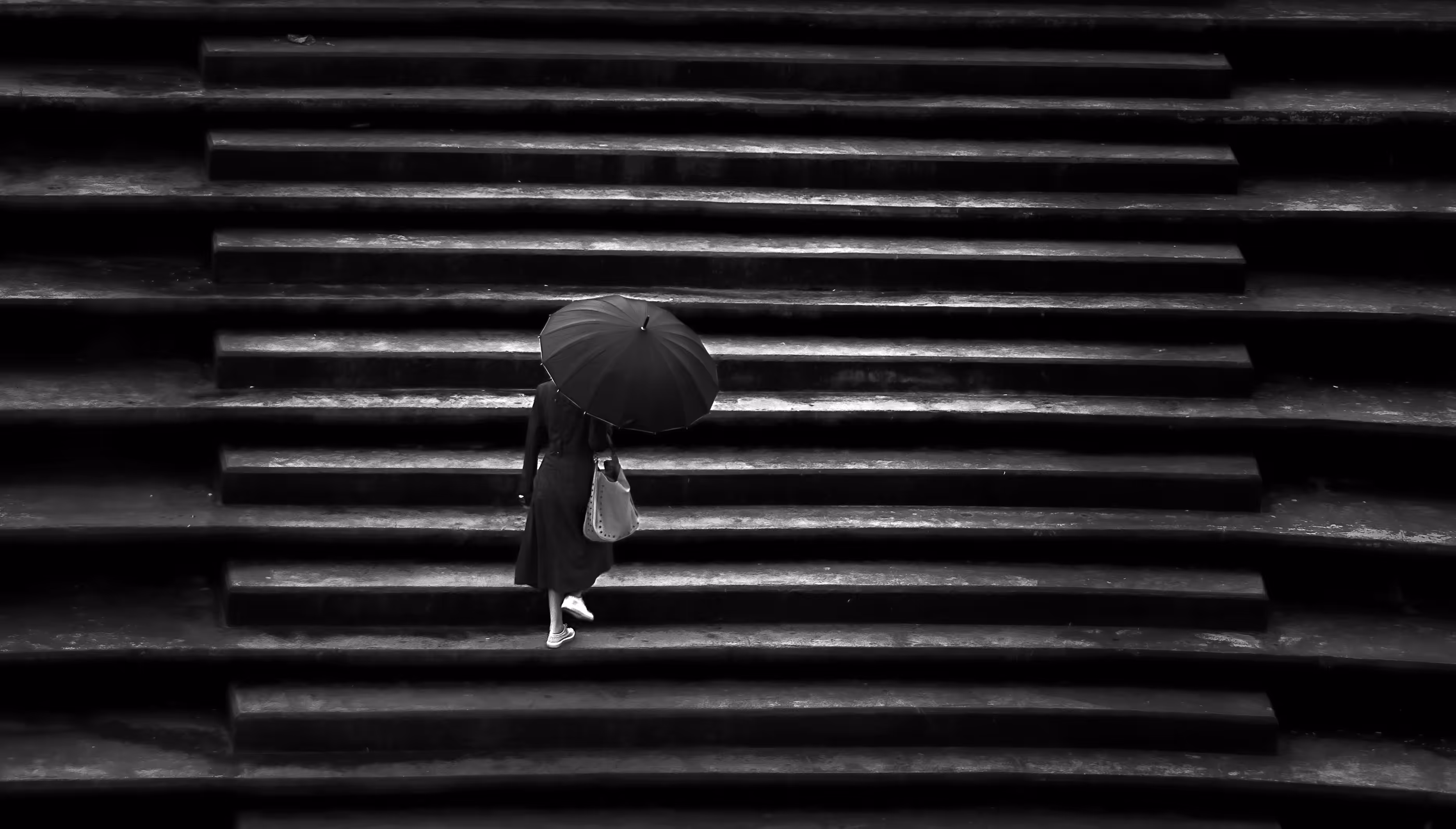 Girl with umbrella