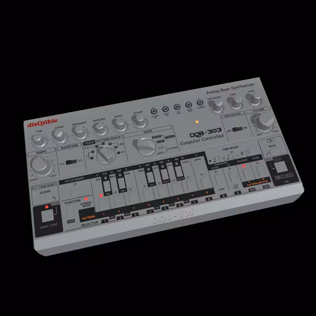 TB303 Synthesizer (Silver)