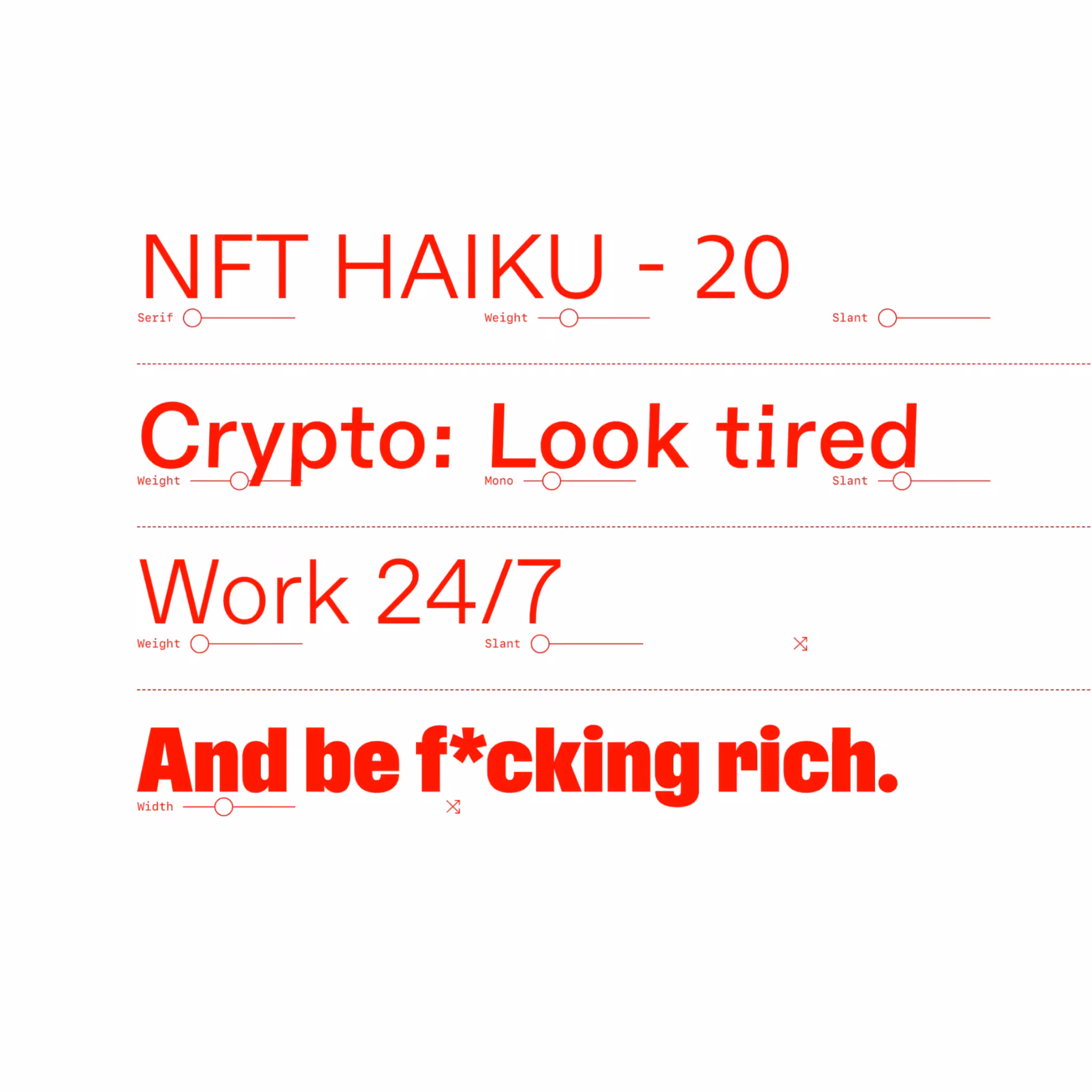 NFT HAIKU - 20