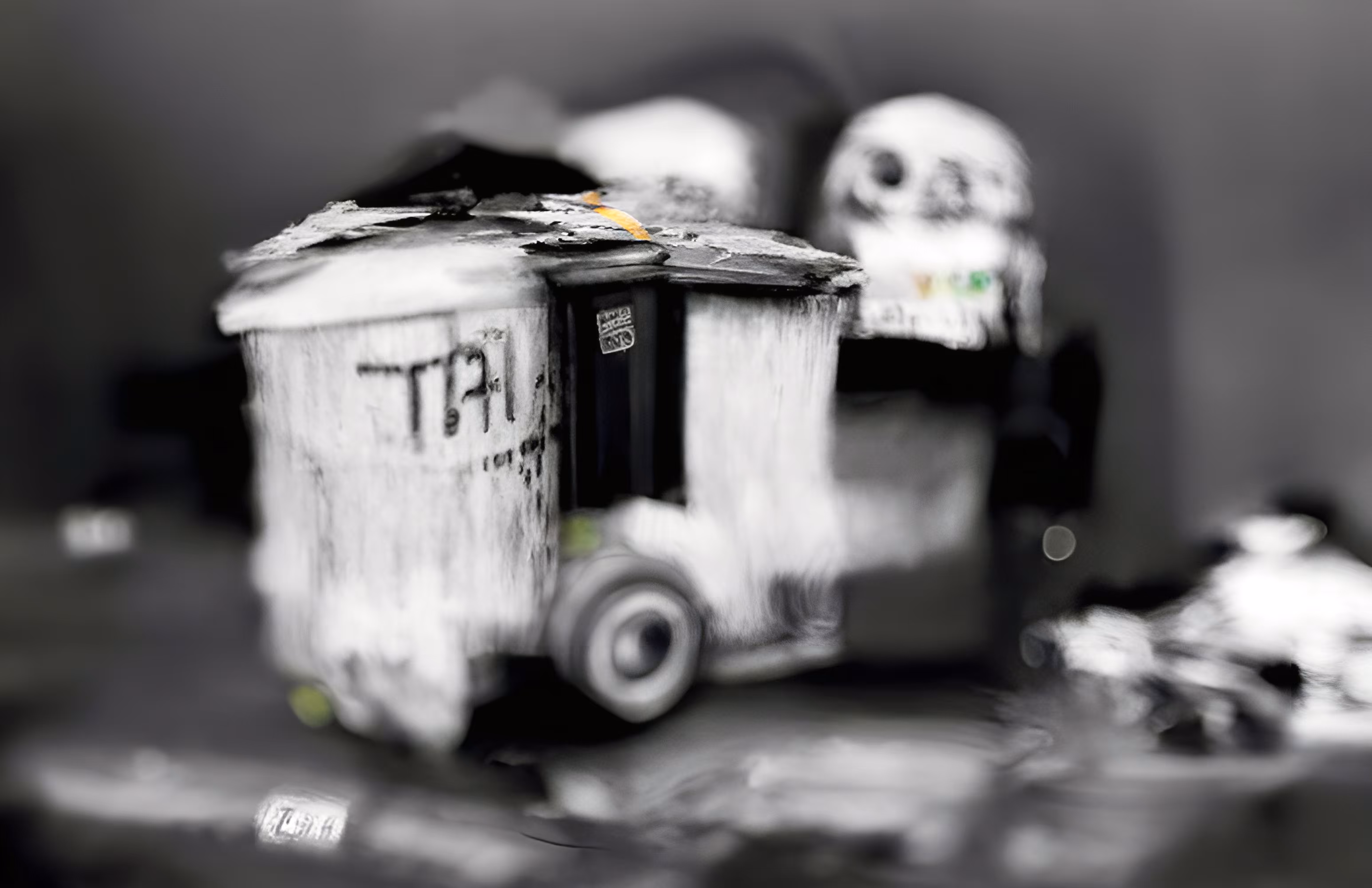 TRASHCAN FOR CRAP ART - 1
