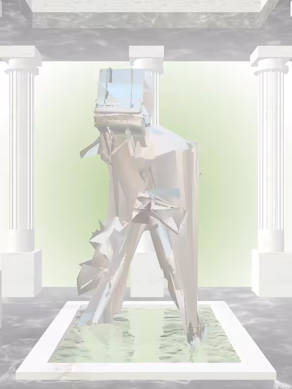 The Kicking Silver Haze Man #4822