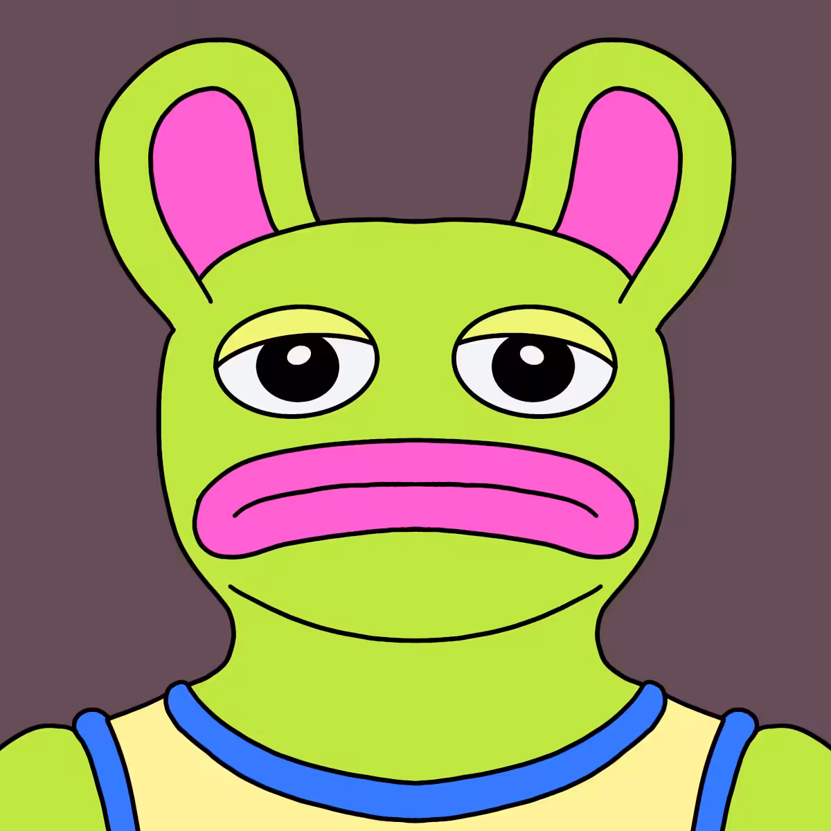 |Hedz| Green Frownybear