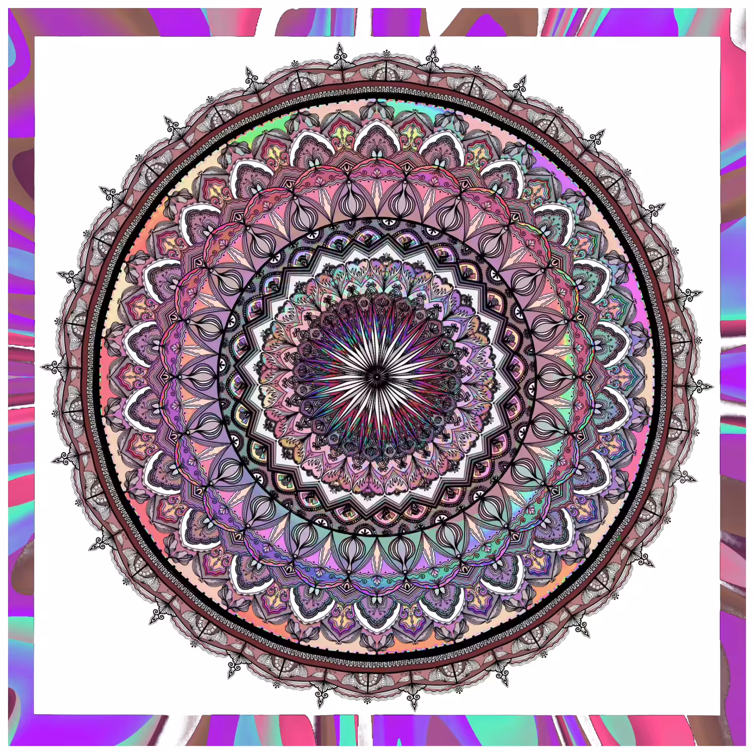 Mandala Art : Journey to The Center