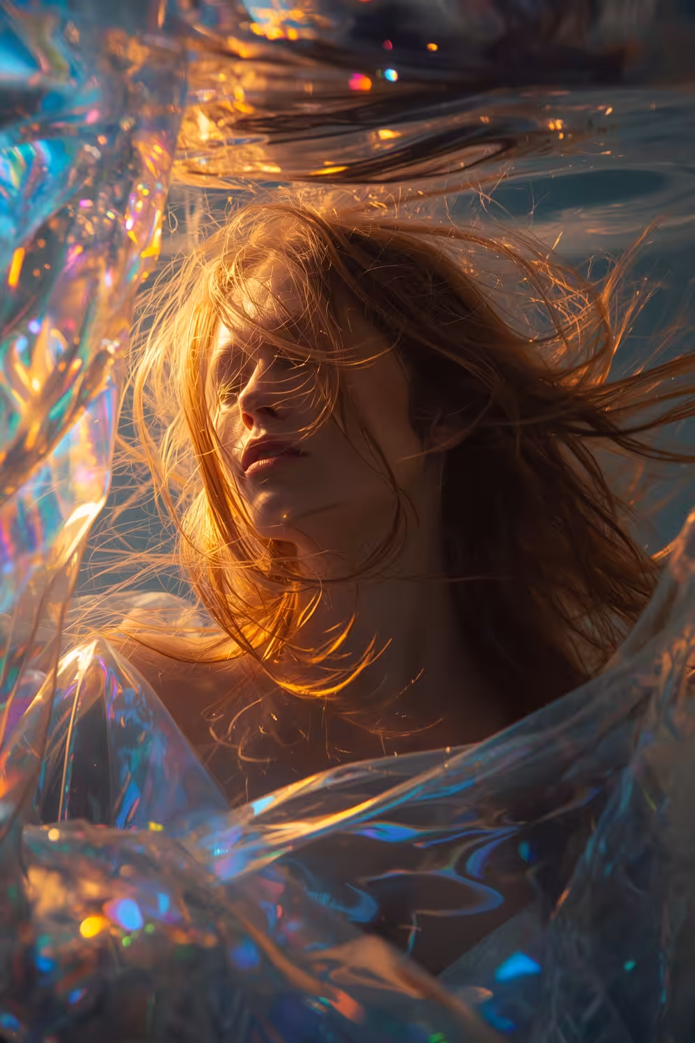 Floating in a dream