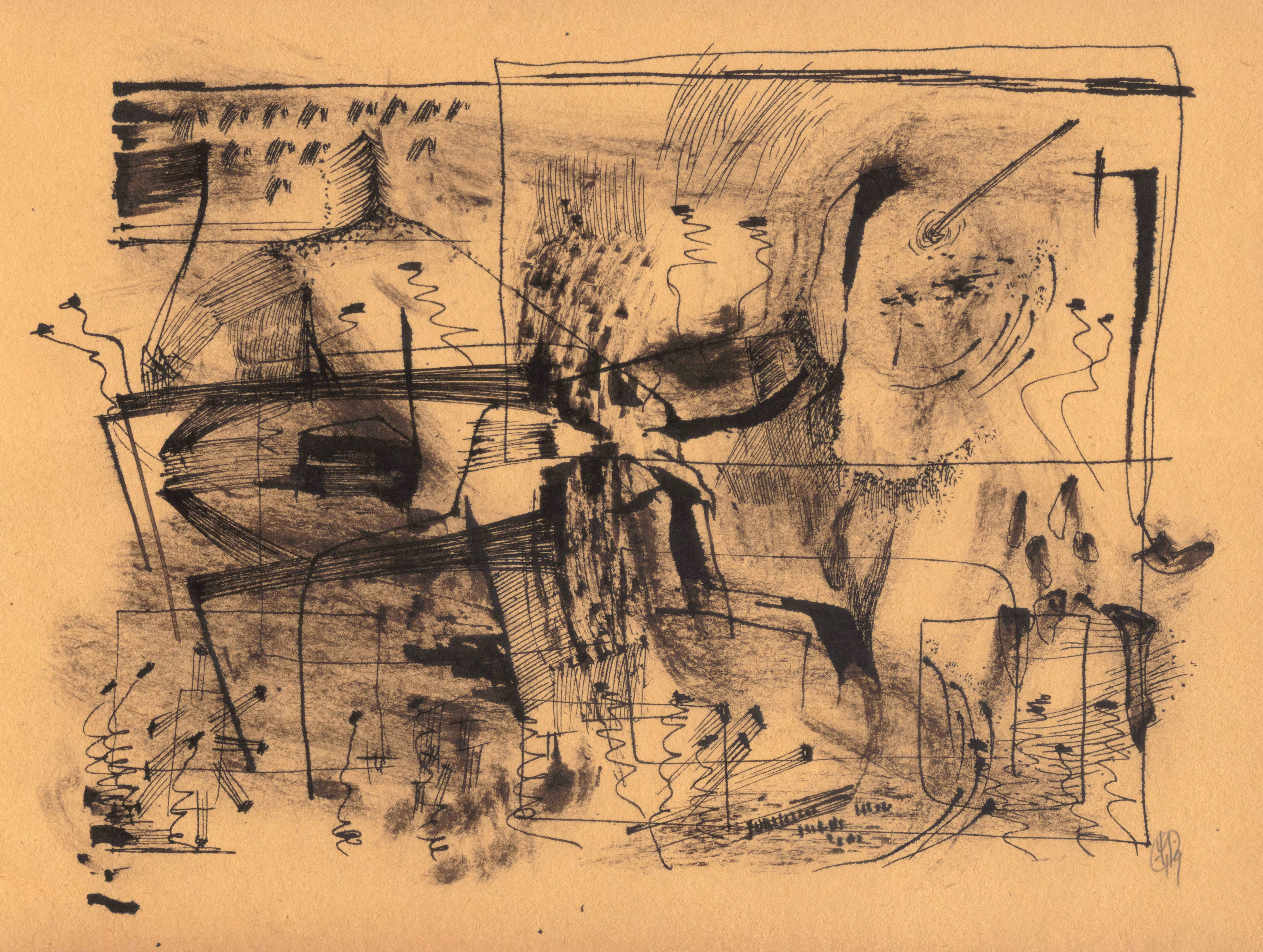 Bad ink, bad paper III / Repulsive drawing