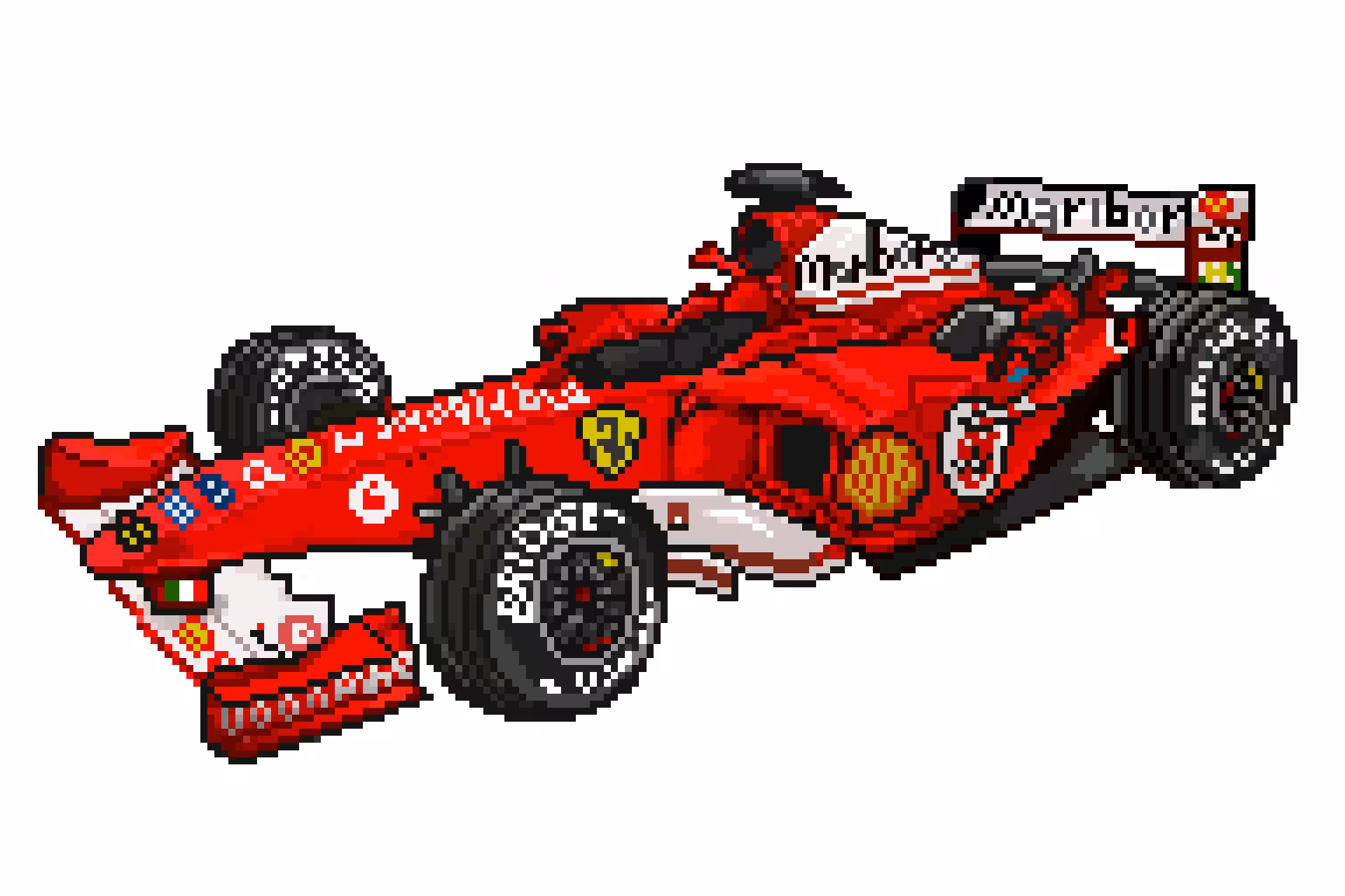 #004 Michael Schumacher Ferrari 2004