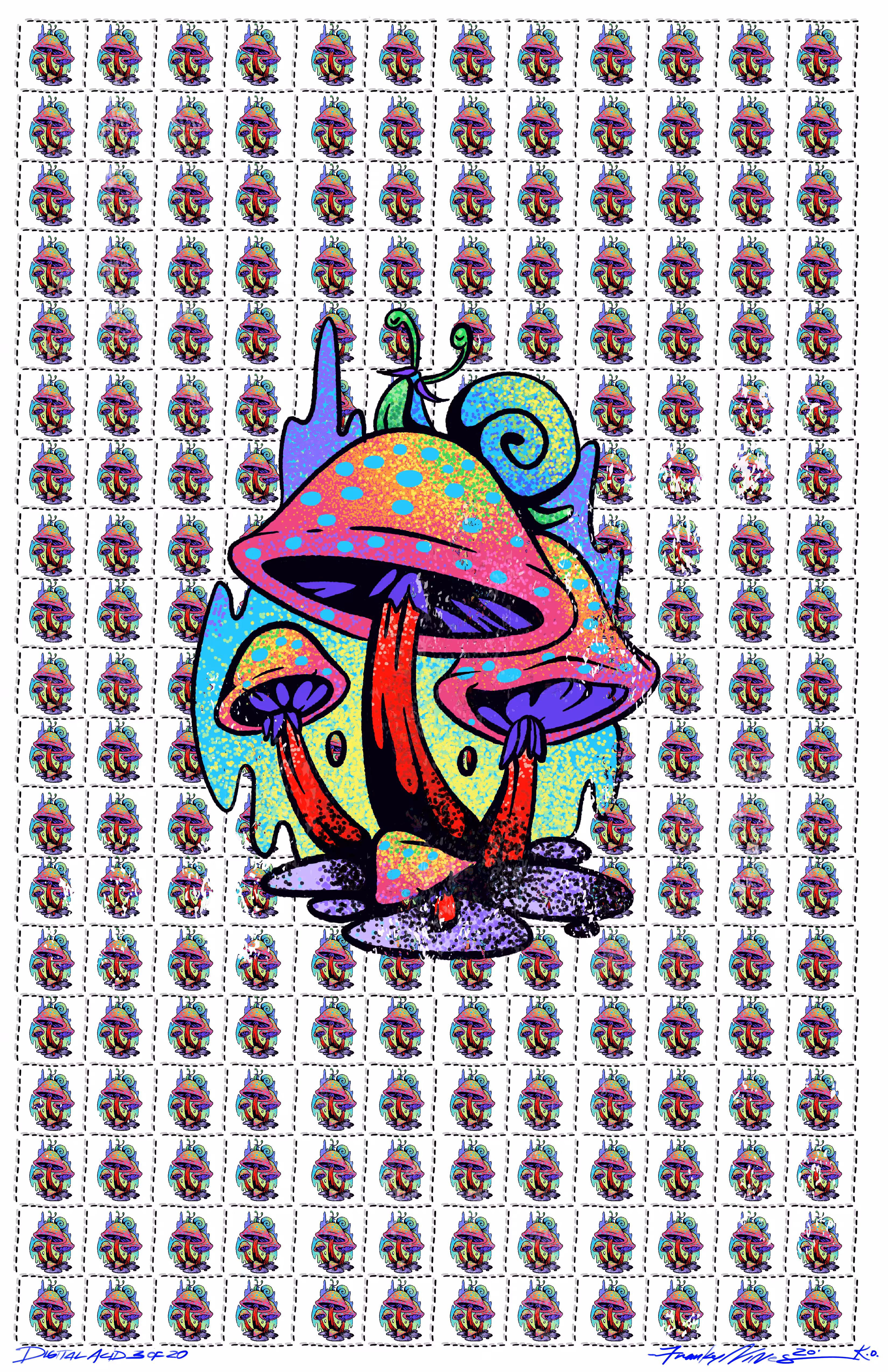 Digital Acid Sheet 3 - Shroom Boom!