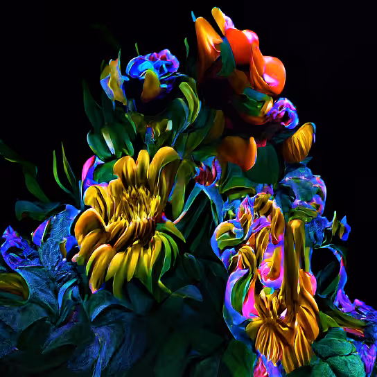 Diluted Dahlias and Peonies