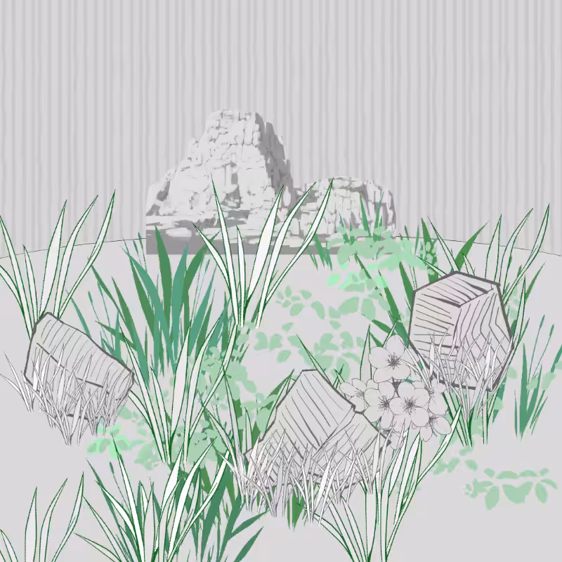 Wild Grass and Rubble #46