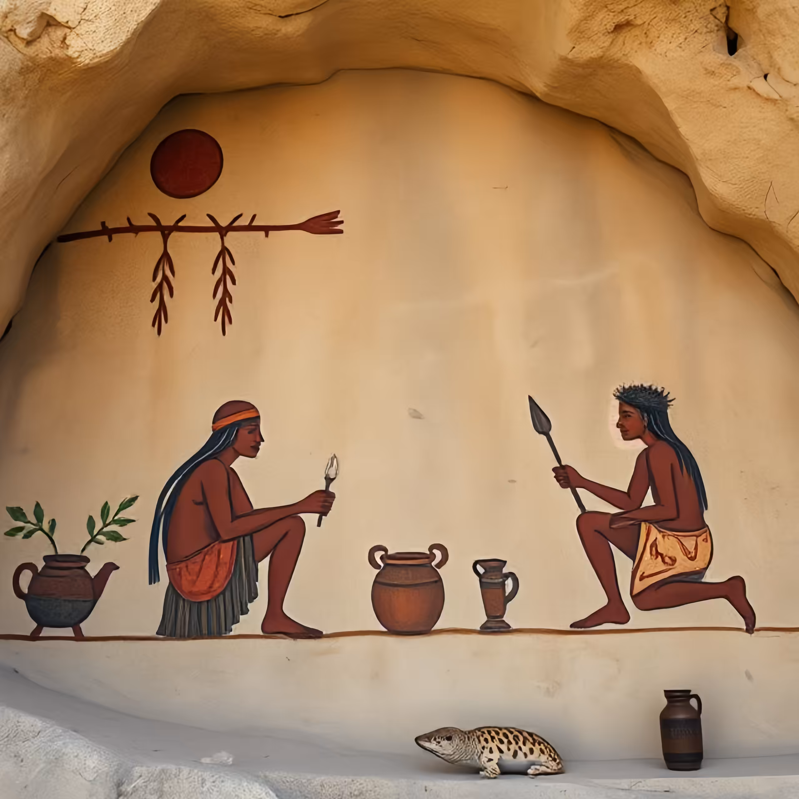 Lunch in the past