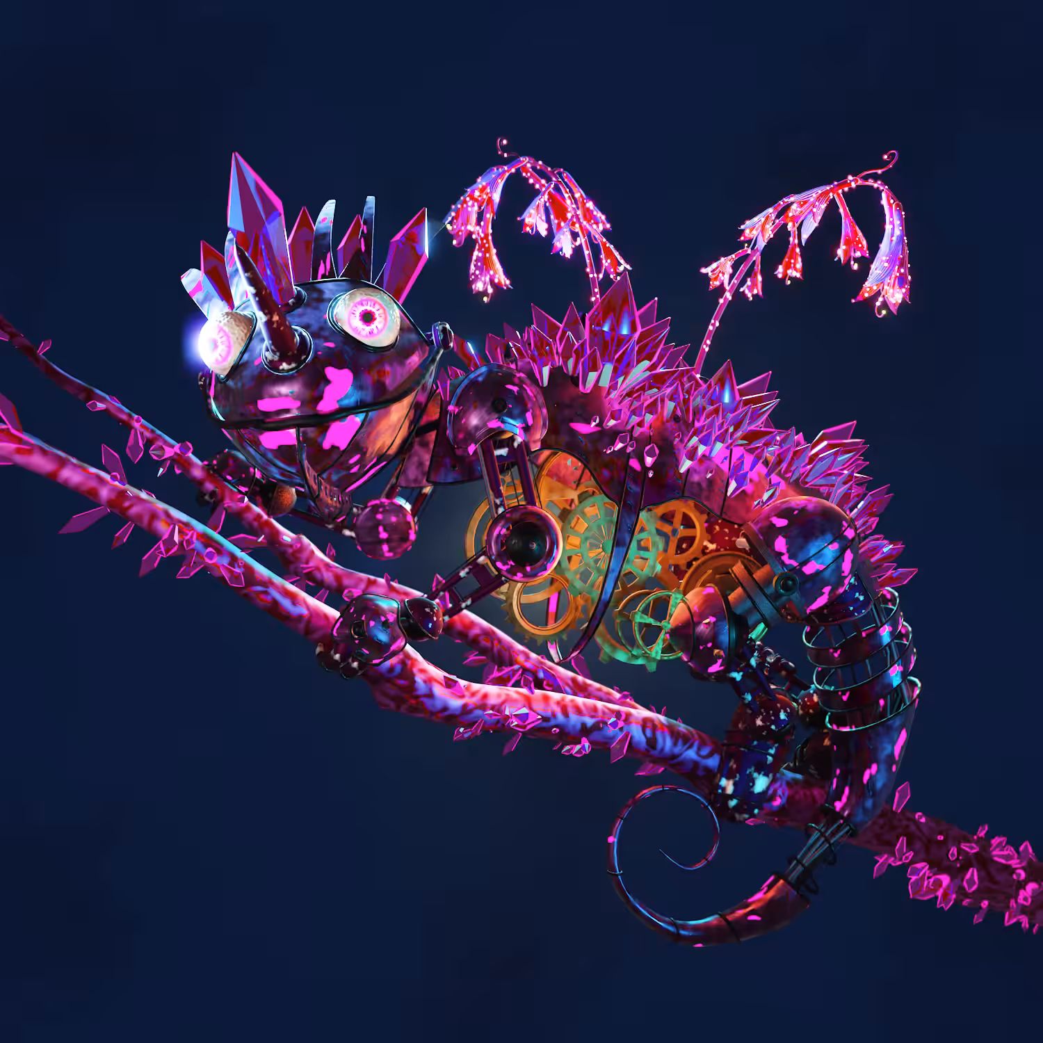 CHAMELIAN.NO.35 (Rare)-  Crysflower