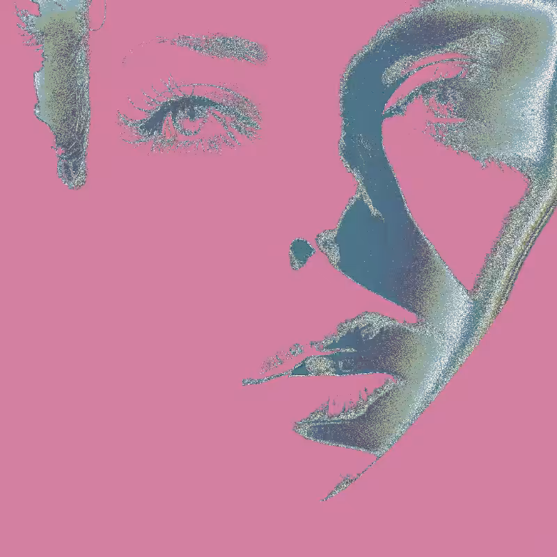 Analog Pixels: Faces #16