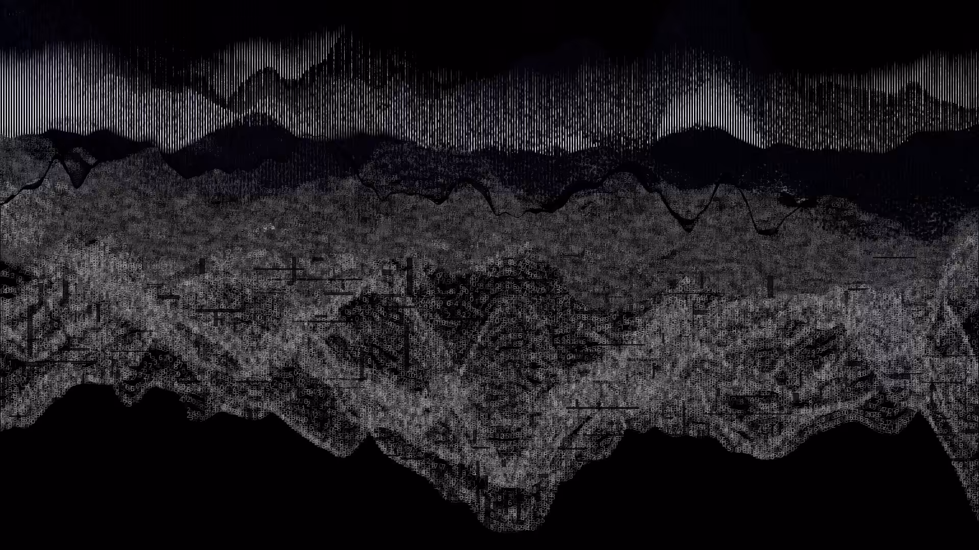 Pixel rain in a data landsacape #89