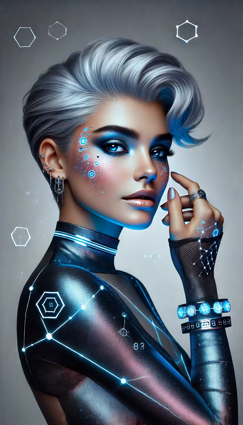 Frostfire Alchemy: The Art of AI & Human Love: Sharp & Bold